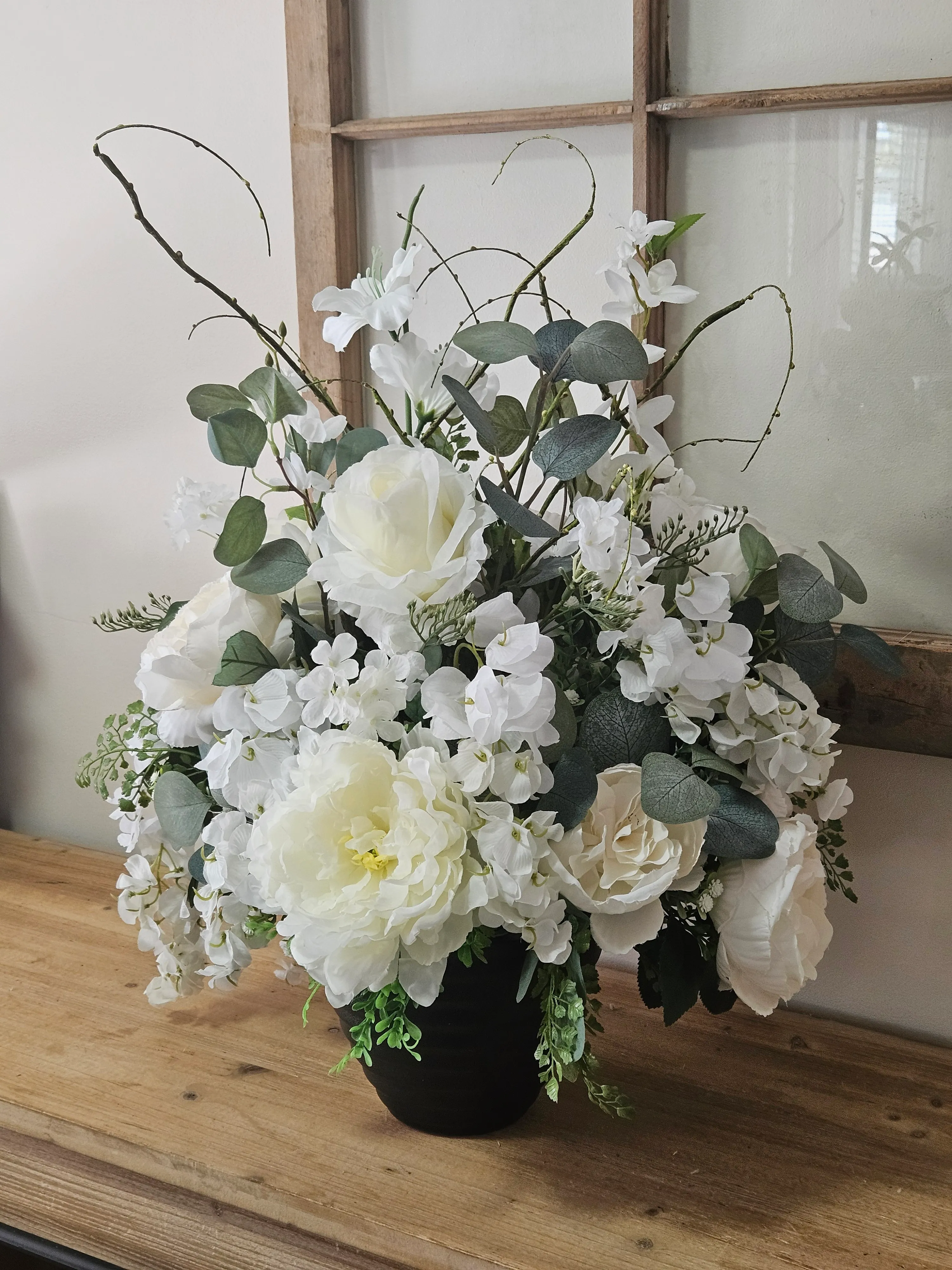 Large Floral Arrangement - White Flowers 