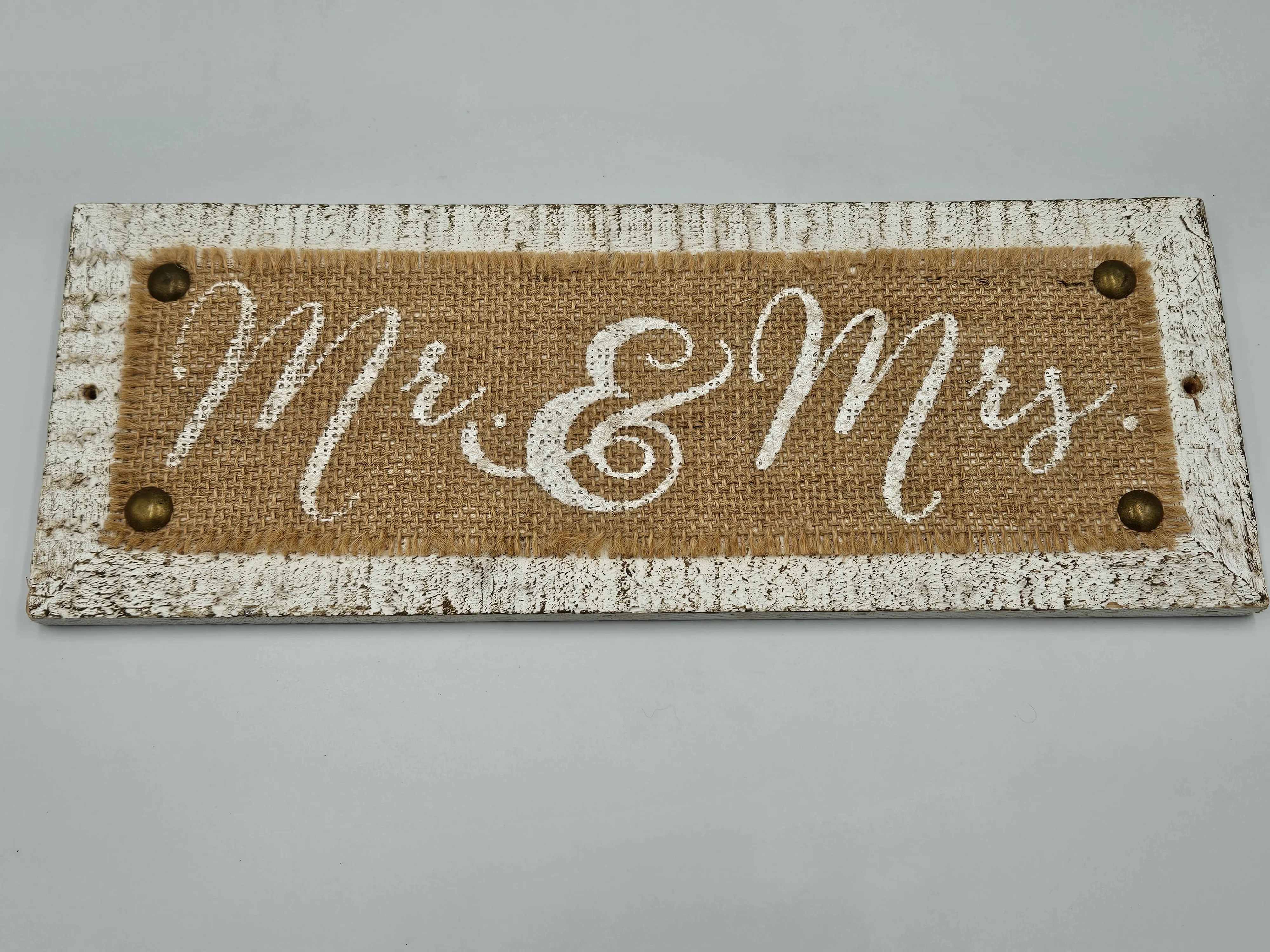 Mr. & Mrs. sign