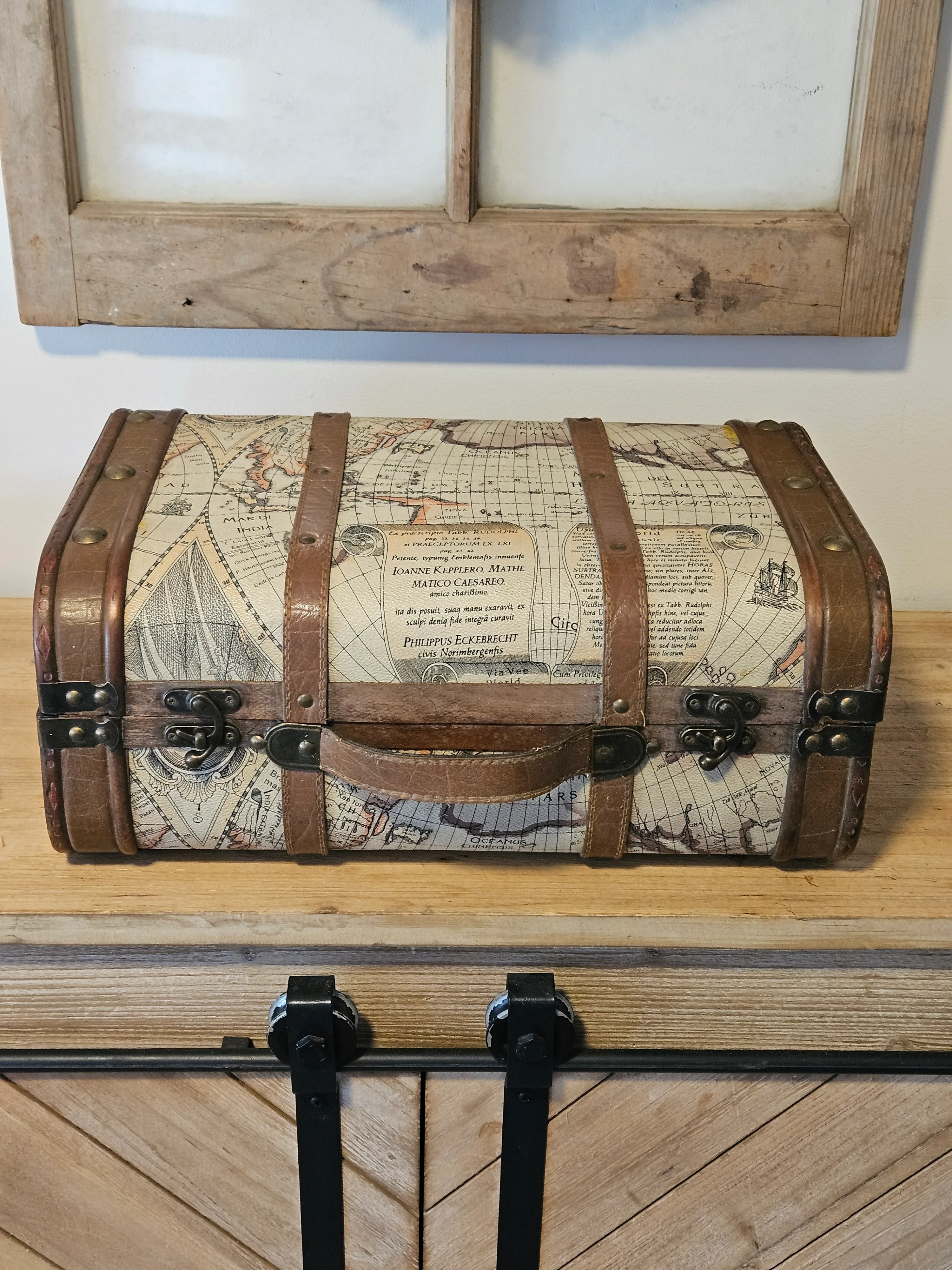 Vintage Wooden Suitcase
