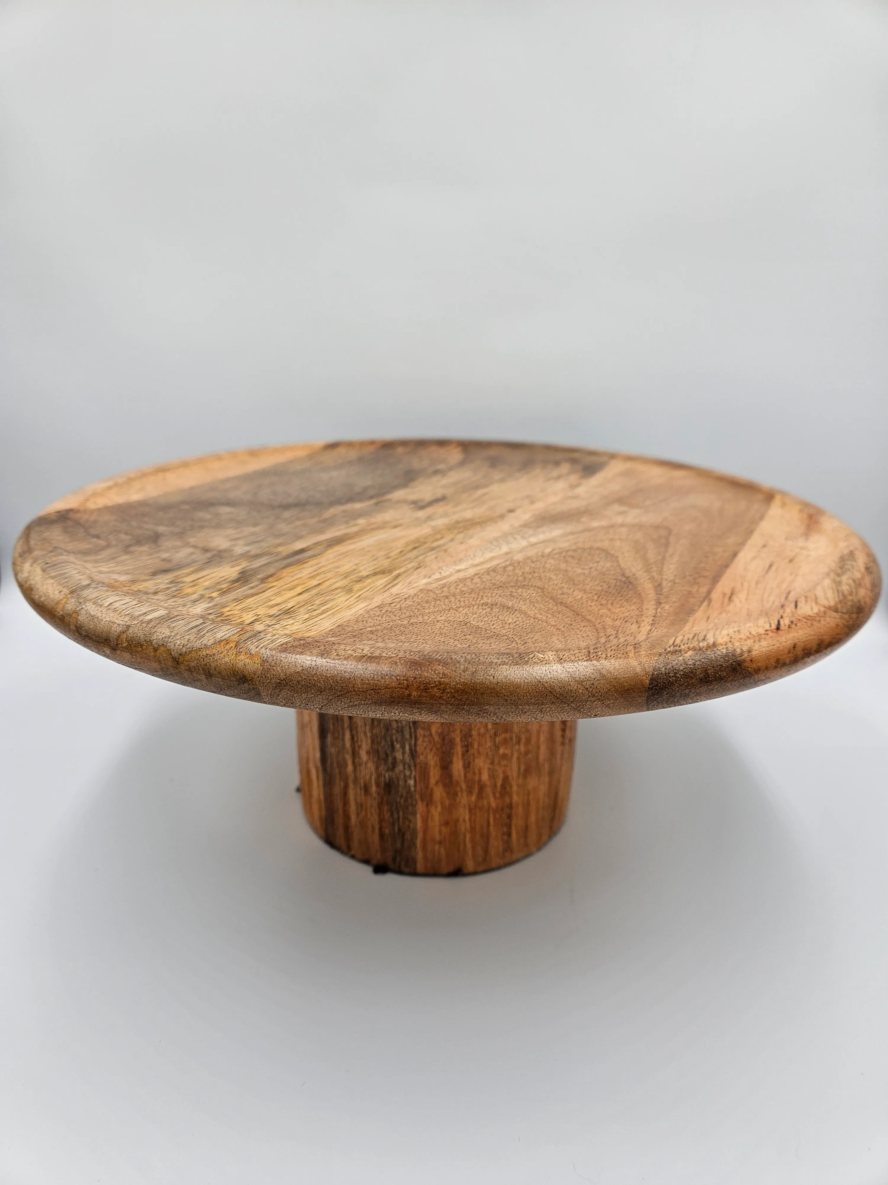Wooden Cake Stand - 12in