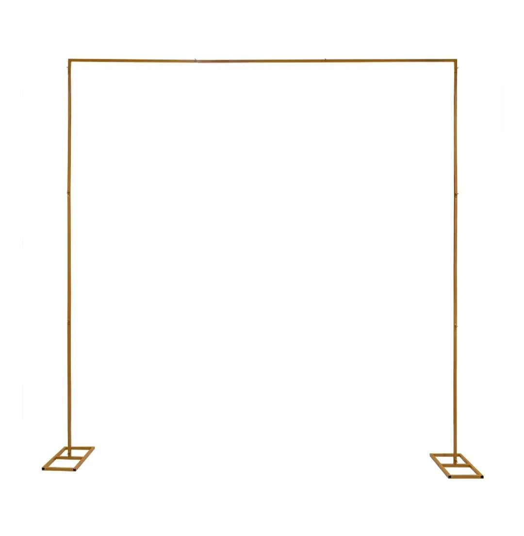 Gold Arch - Adjustable sizes up to 8' x 8'