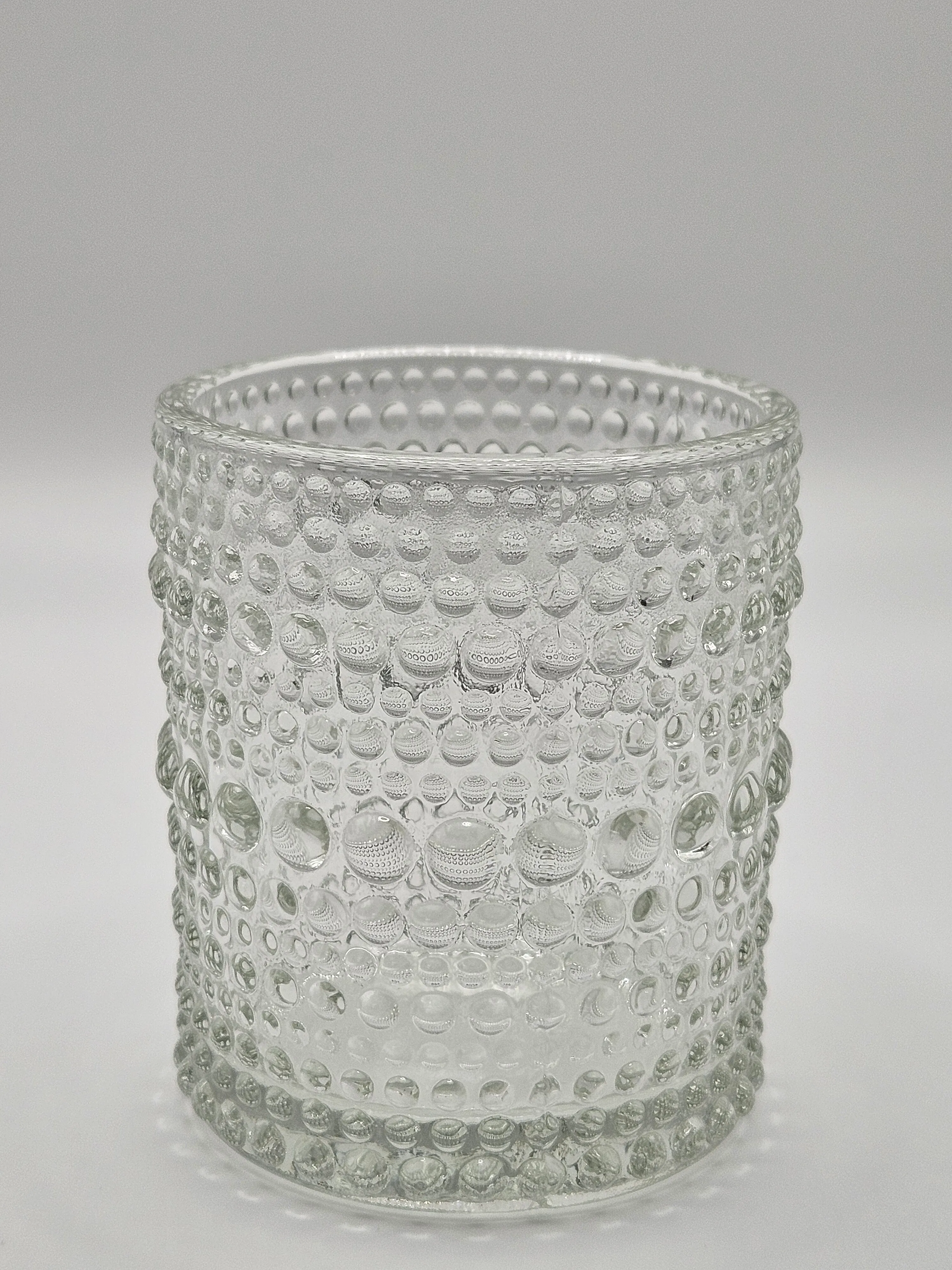 Beaded Pattern Votive Holder - Clear