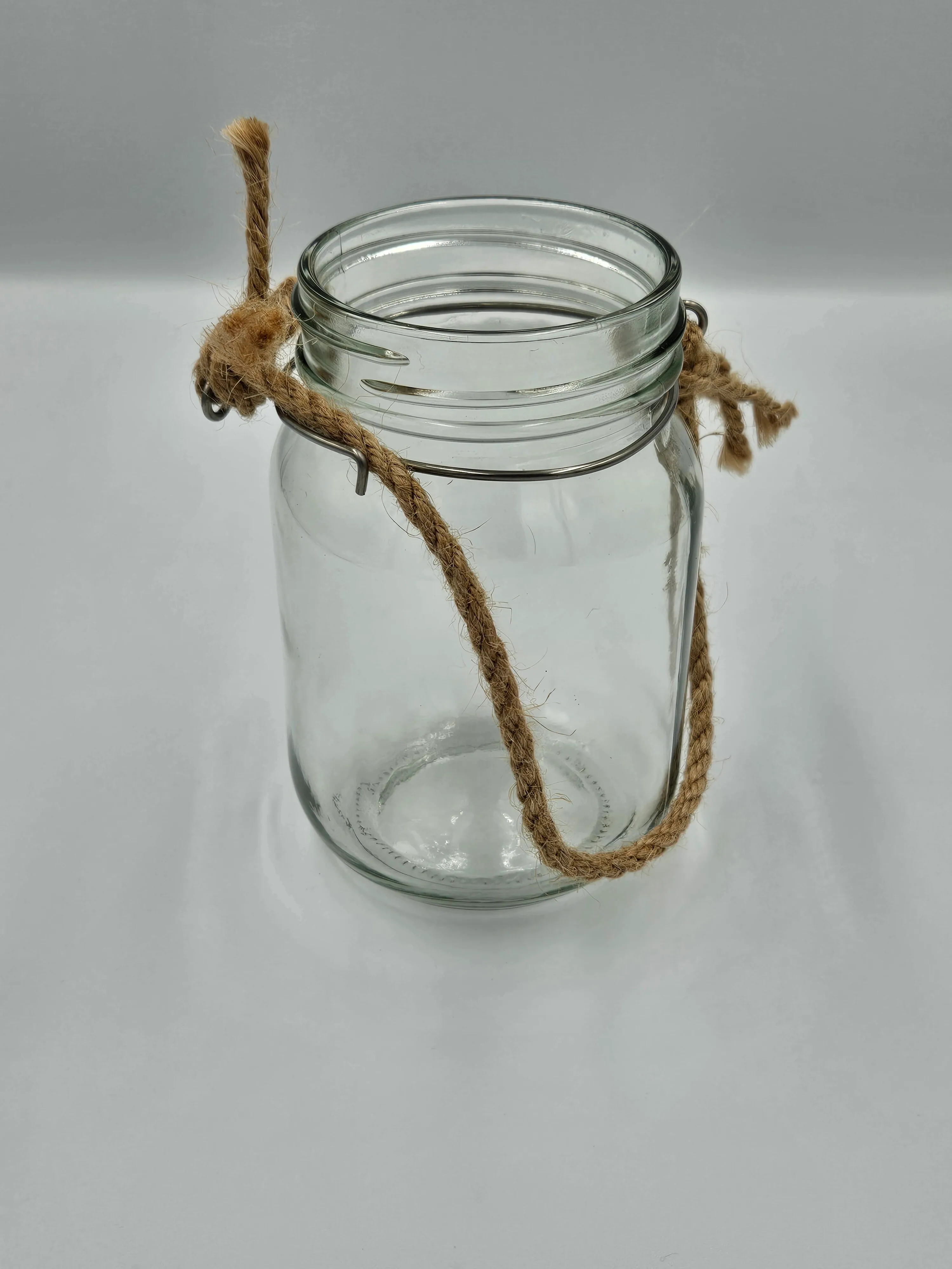 Hanging Jar Vase - Clear