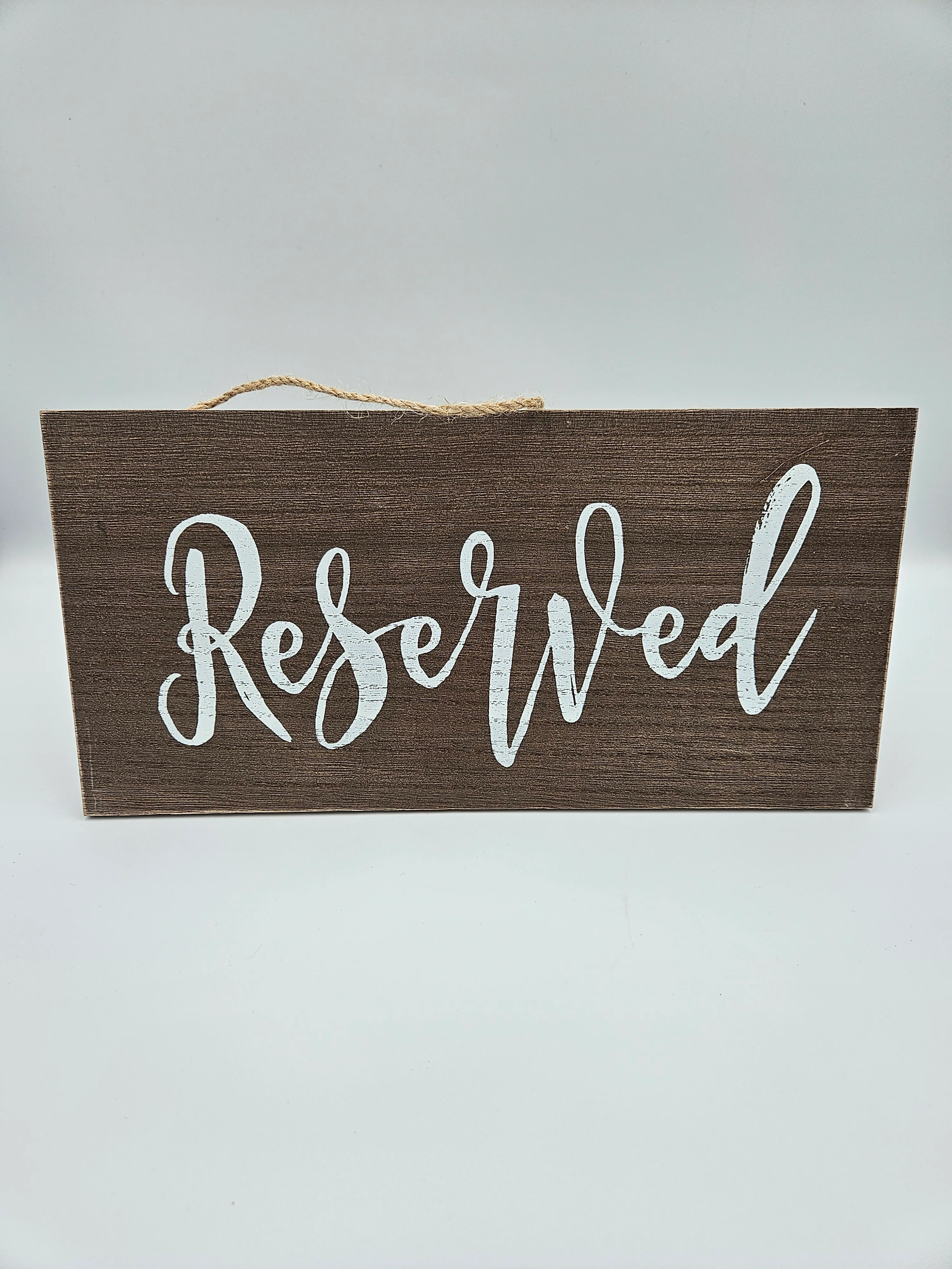 Reserved Sign - Hanging or Easel