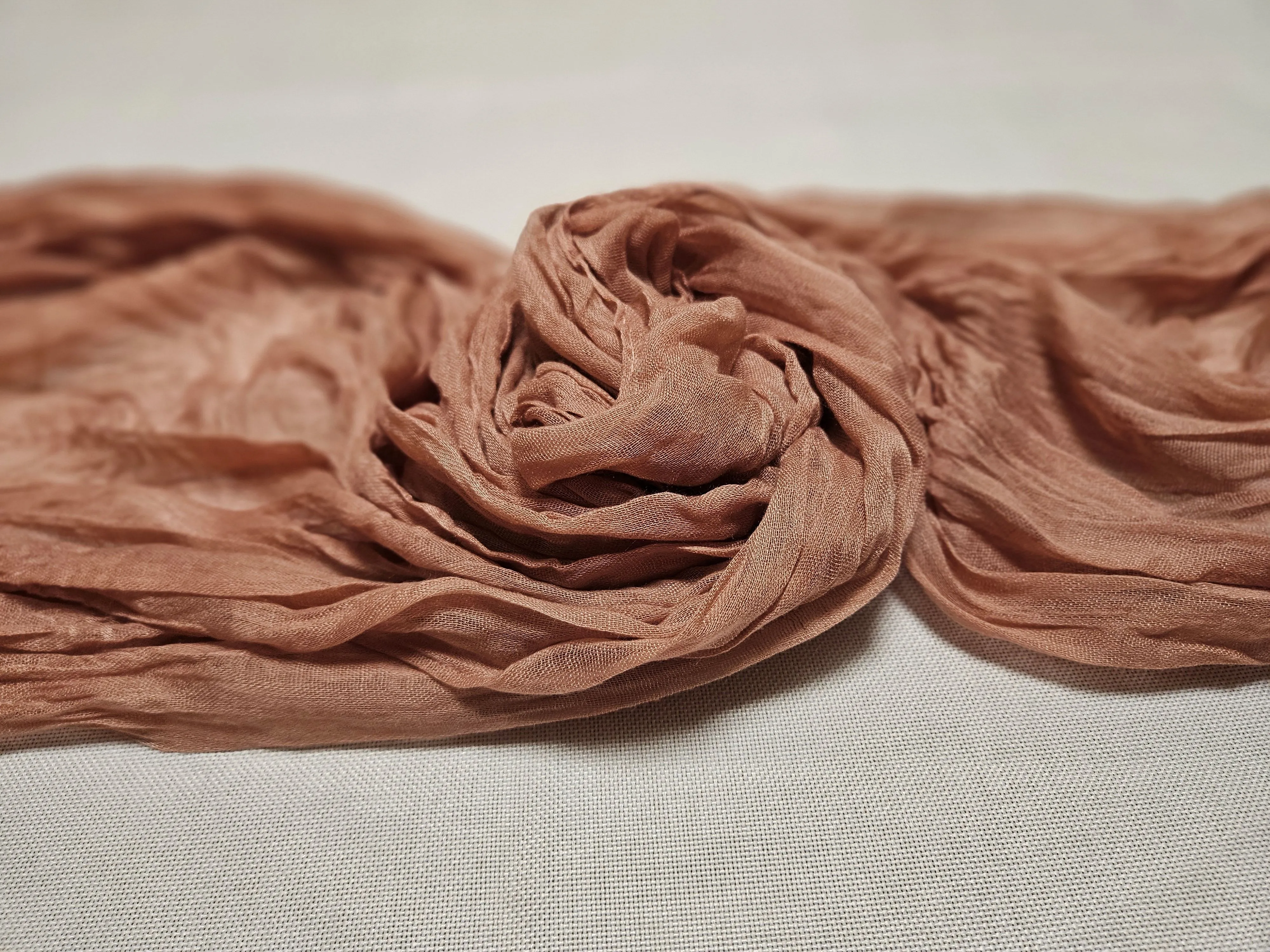 Cheesecloth Runner - 10ft - Mauve