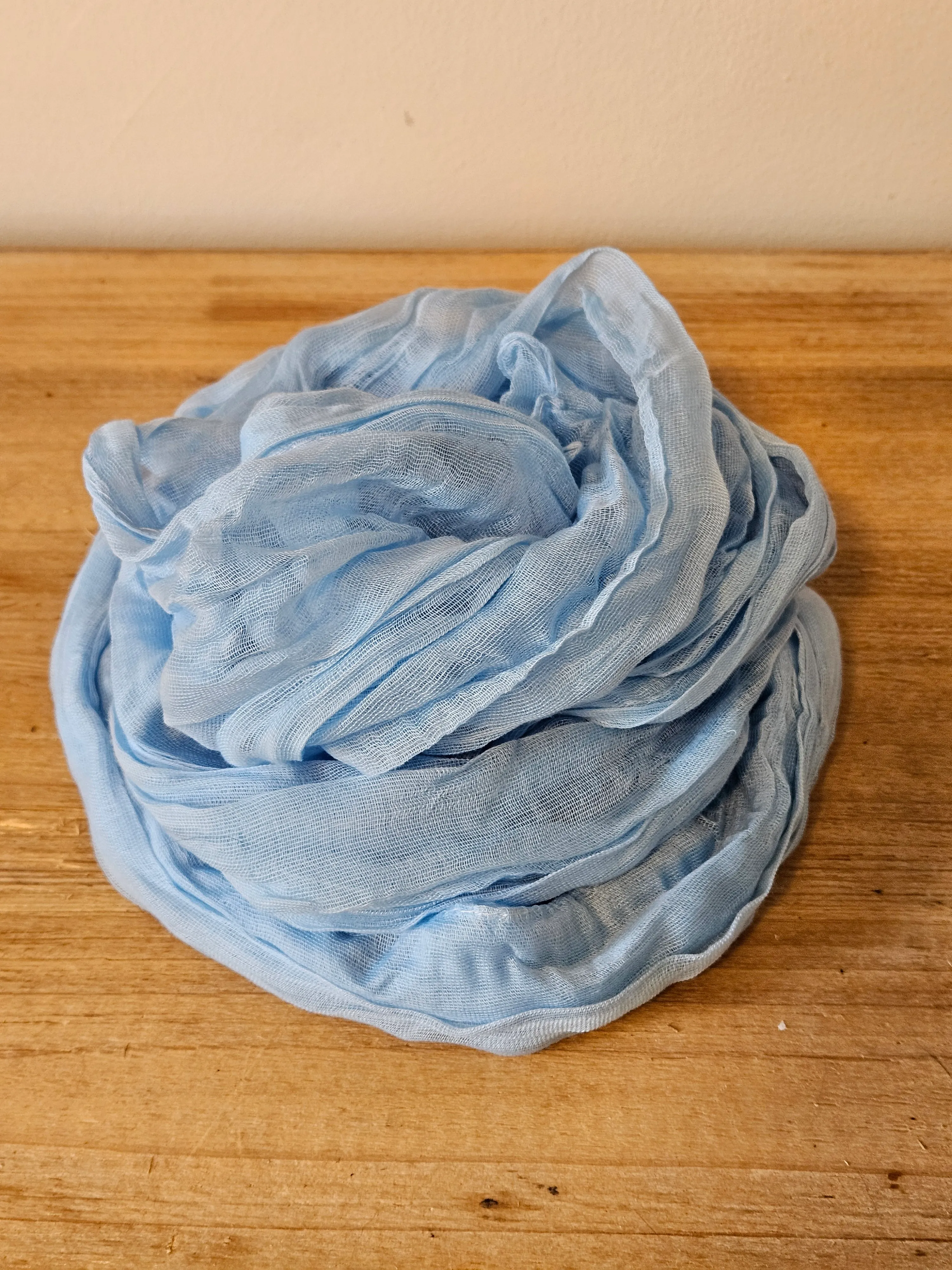 Cheesecloth Runner - 6ft - Light Blue