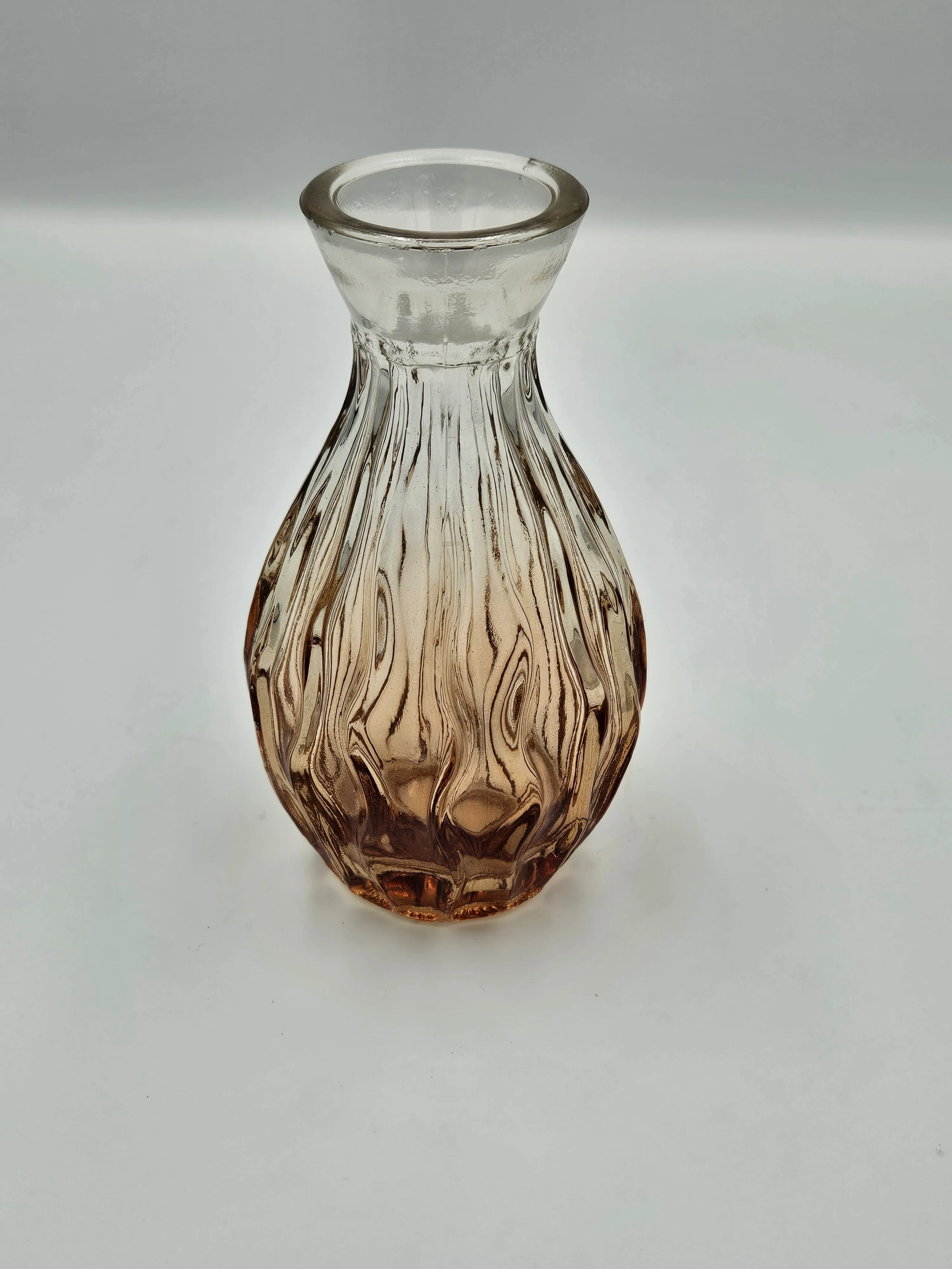 Assorted Amber Ombre Bud Vases