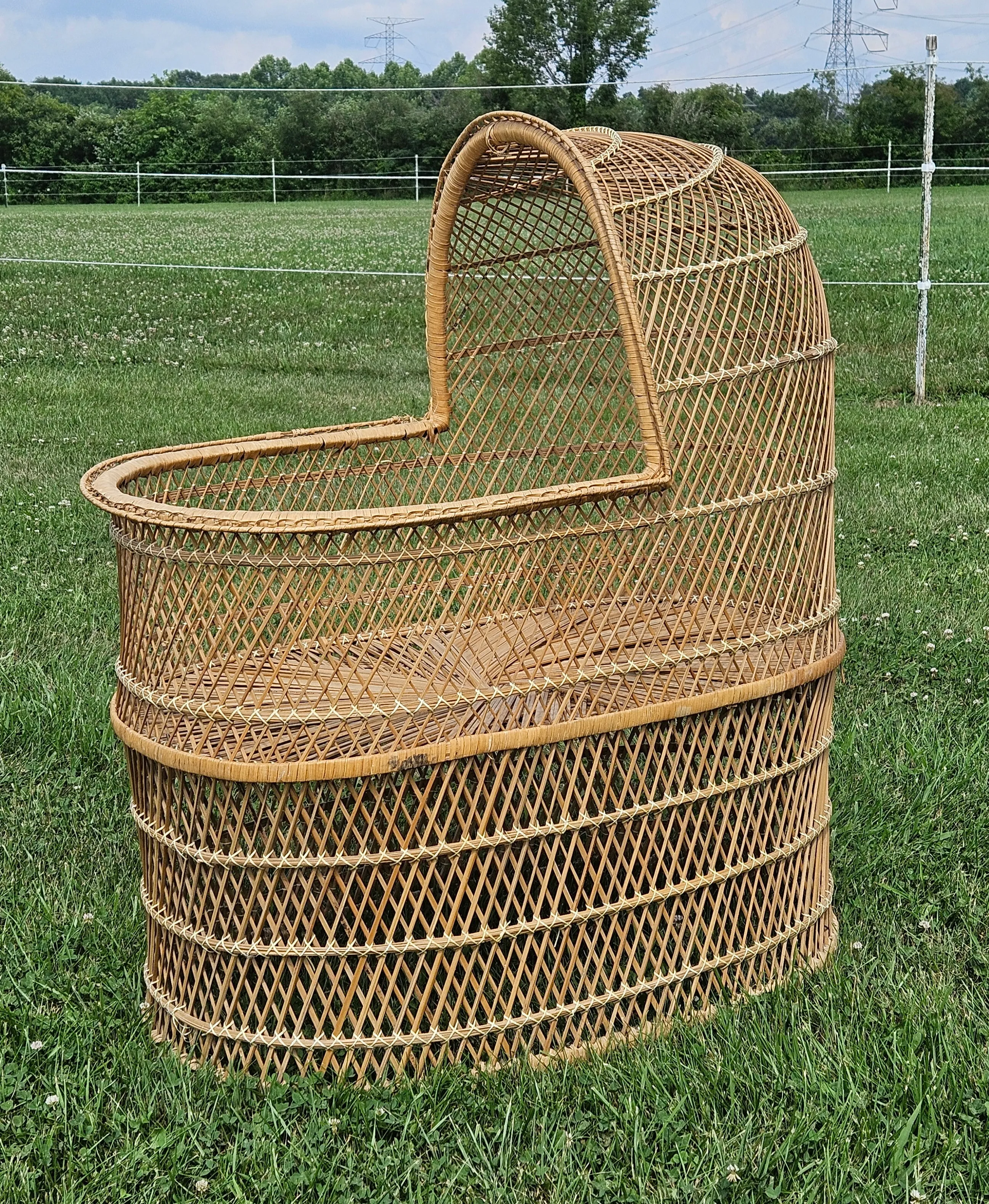 Wicker Bassinet 