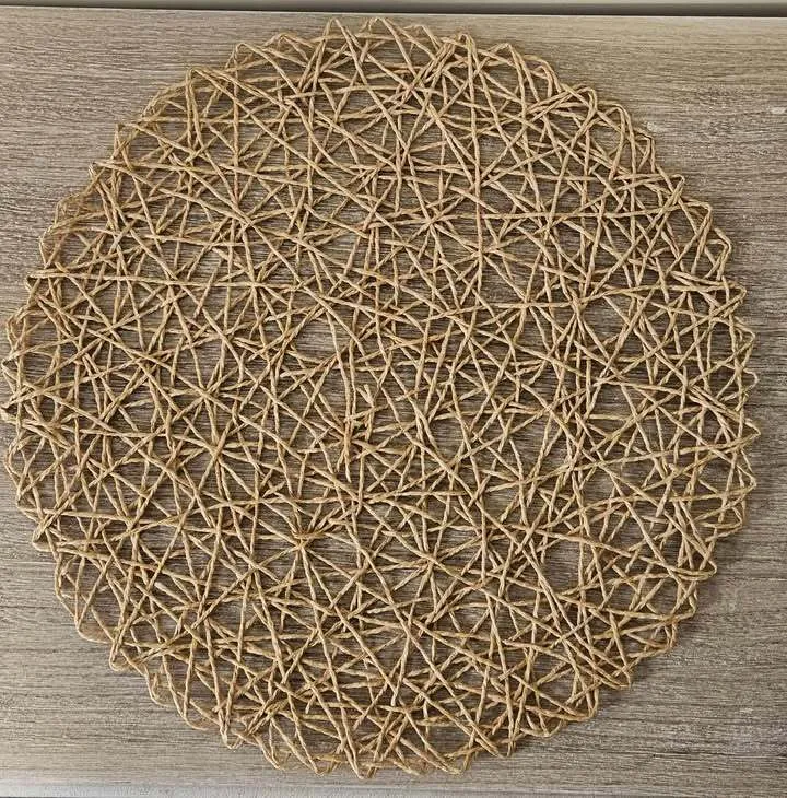Woven Fiber Placemat - 15in Round