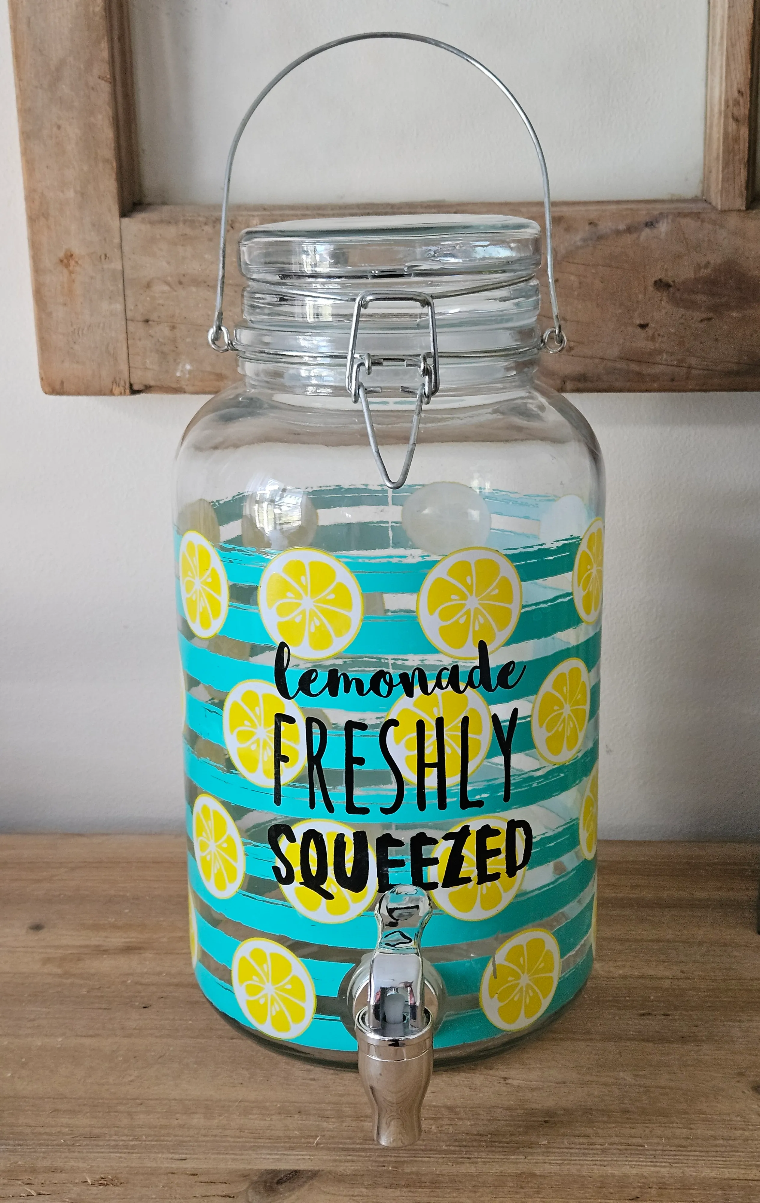 Glass Drink Dispenser - Lemonade - 1 gallon 