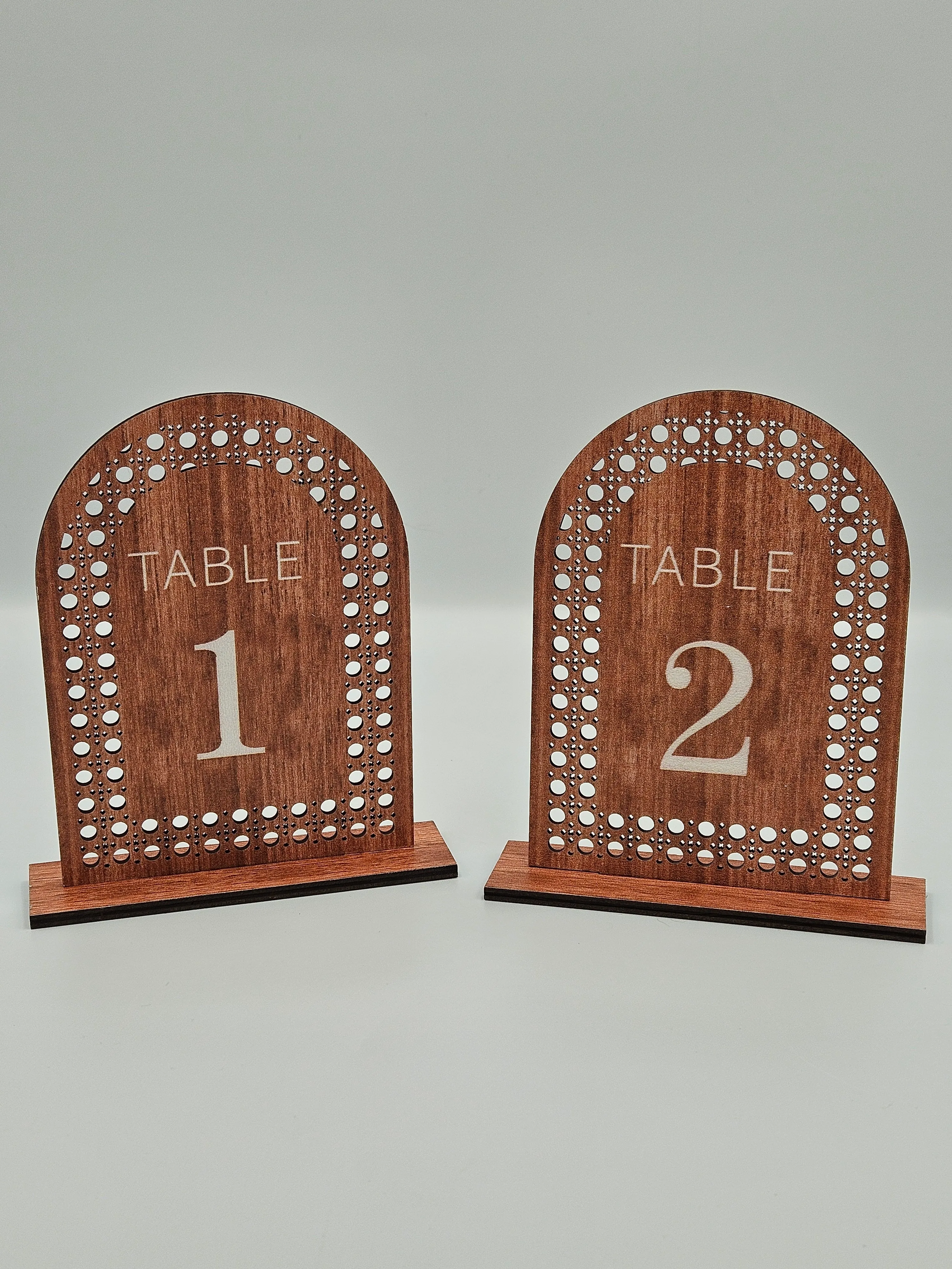 Table Numbers - Wood - 1 - 20