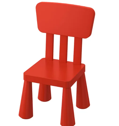 Kids Plastic Chair - Red
