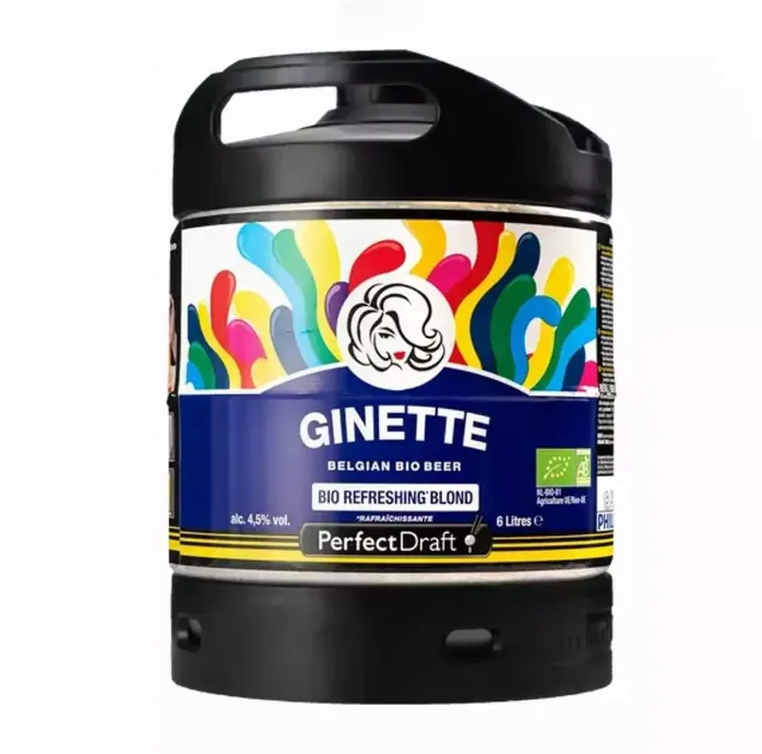 Fût de bière 6L - GINETTE BLONDE REFRESH 4.5°