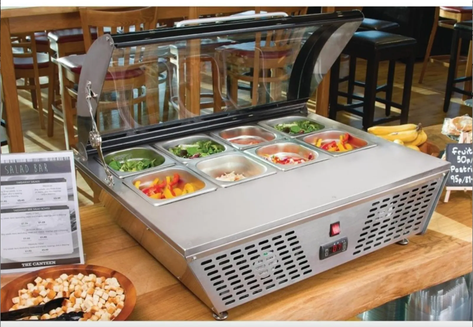 Vitrine réfrigérée de table