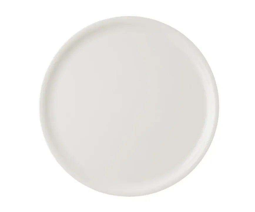 Assiette de présentation blanche