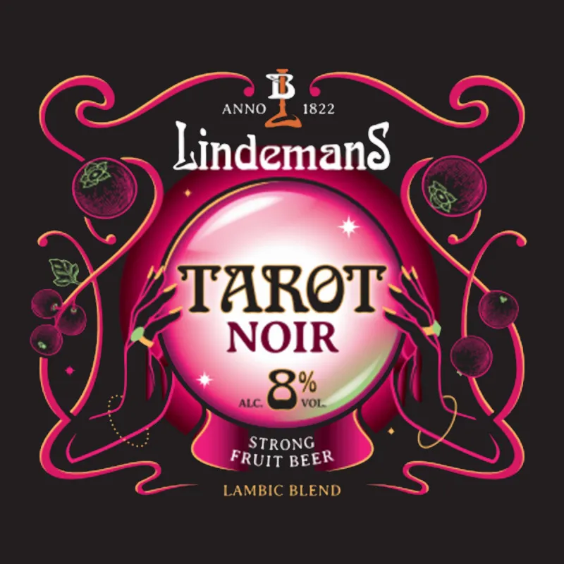 Fût de bière 20L - LINDEMANS TAROT NOIR 8°