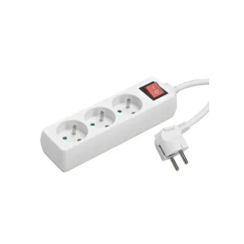 Multiprise - 3 prises avec interrupteur