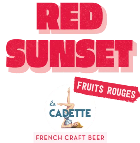 Fût de bière 20L - CADETTE RED SUNSET 6°