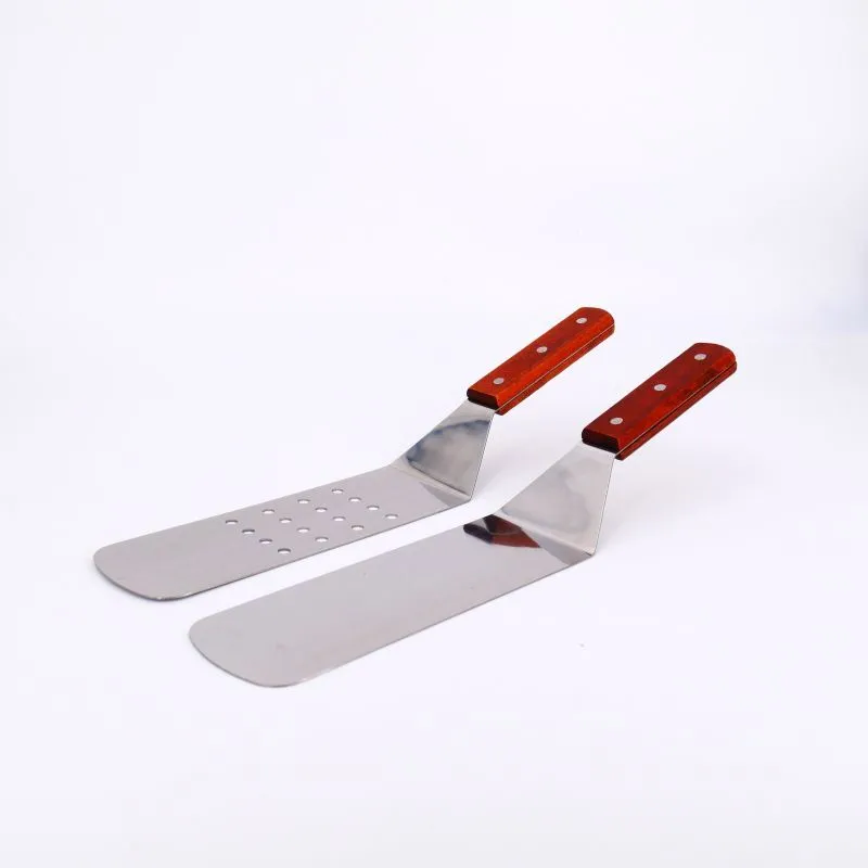 Spatule en inox - lot de 2