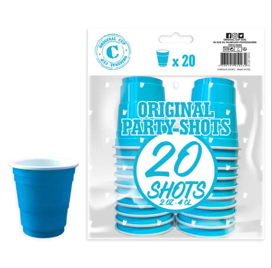 Gobelet Shooter 4cl - lot de 20