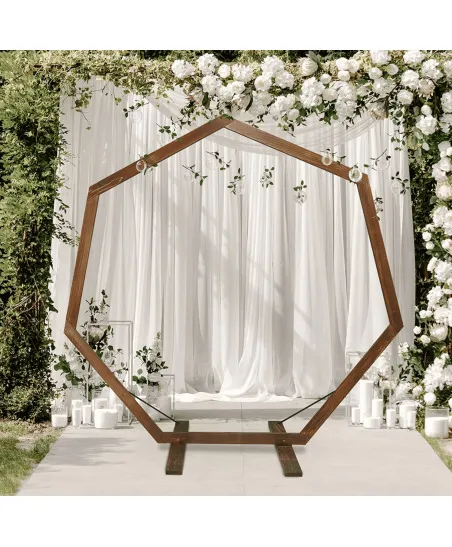 Arche en bois hexagonale