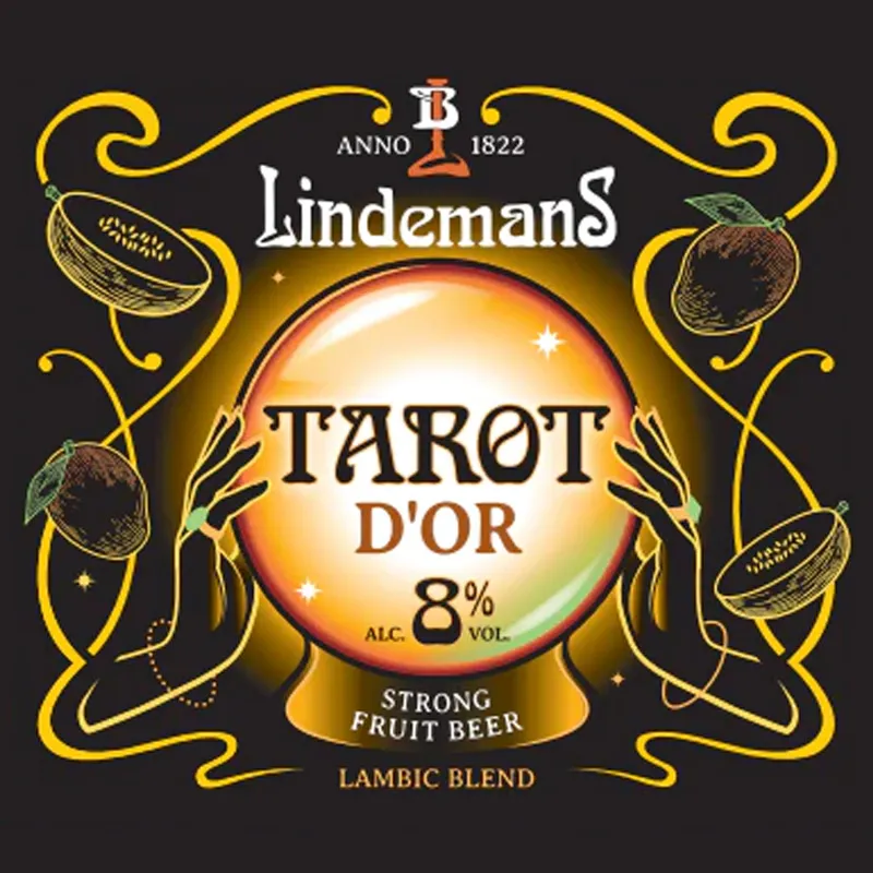 Fût de bière 20L - LINDEMANS TAROT D'OR 8°