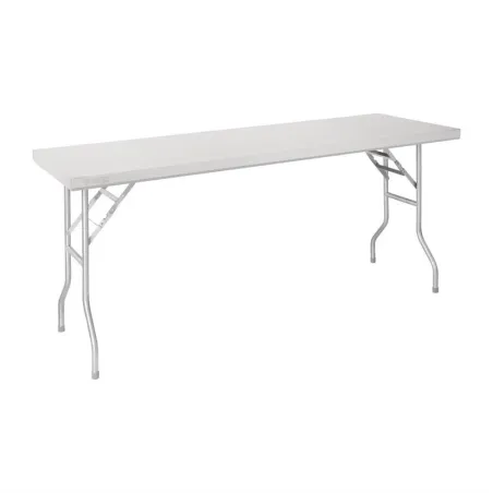 Table de travail en inox 180cm