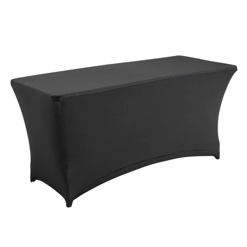 Table buffet avec nappe noire