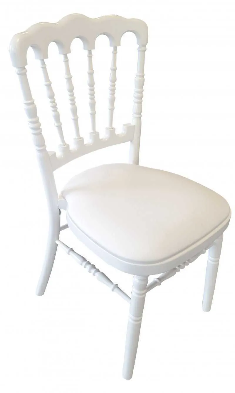 Chaise Napoléon blanche