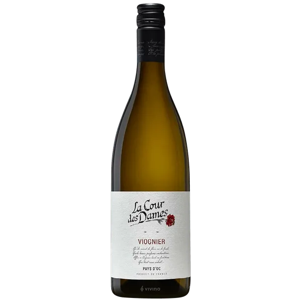 VIN BLANC LA COUR DES DAMES VIOGNIER  - carton de 6