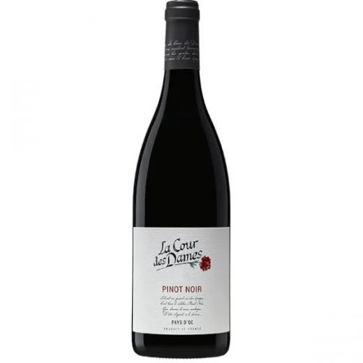VIN ROUGE LA COUR DES DAMES PINOT NOIR  - carton de 6