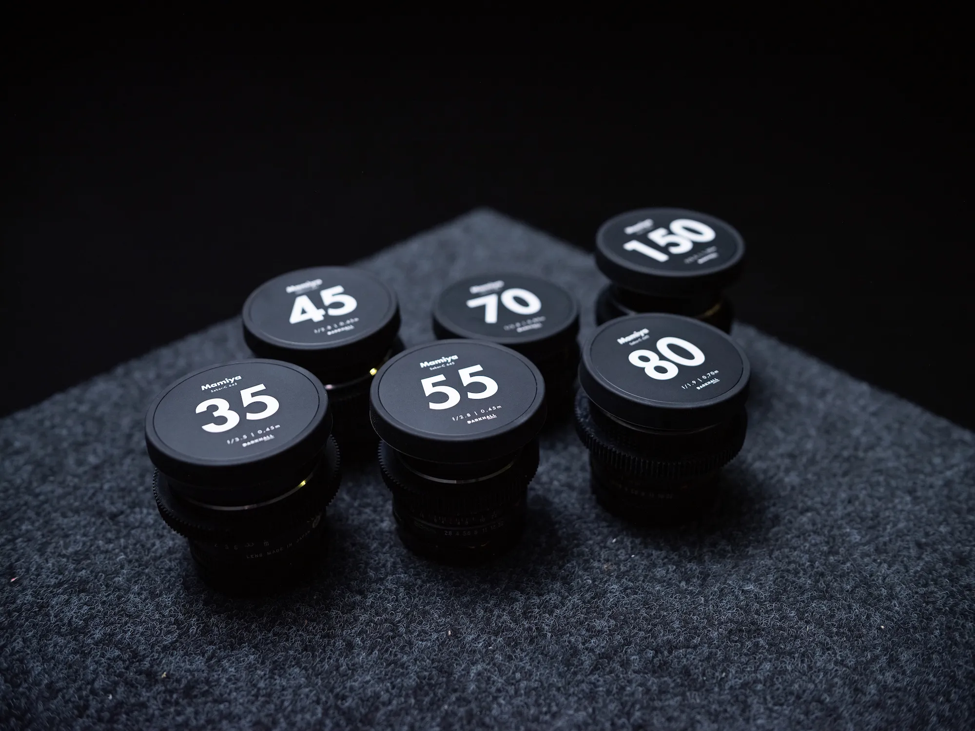 Mamiya Sekor Cine-Mod 6-Lens Set (35/45/55/70/80/150mm)
