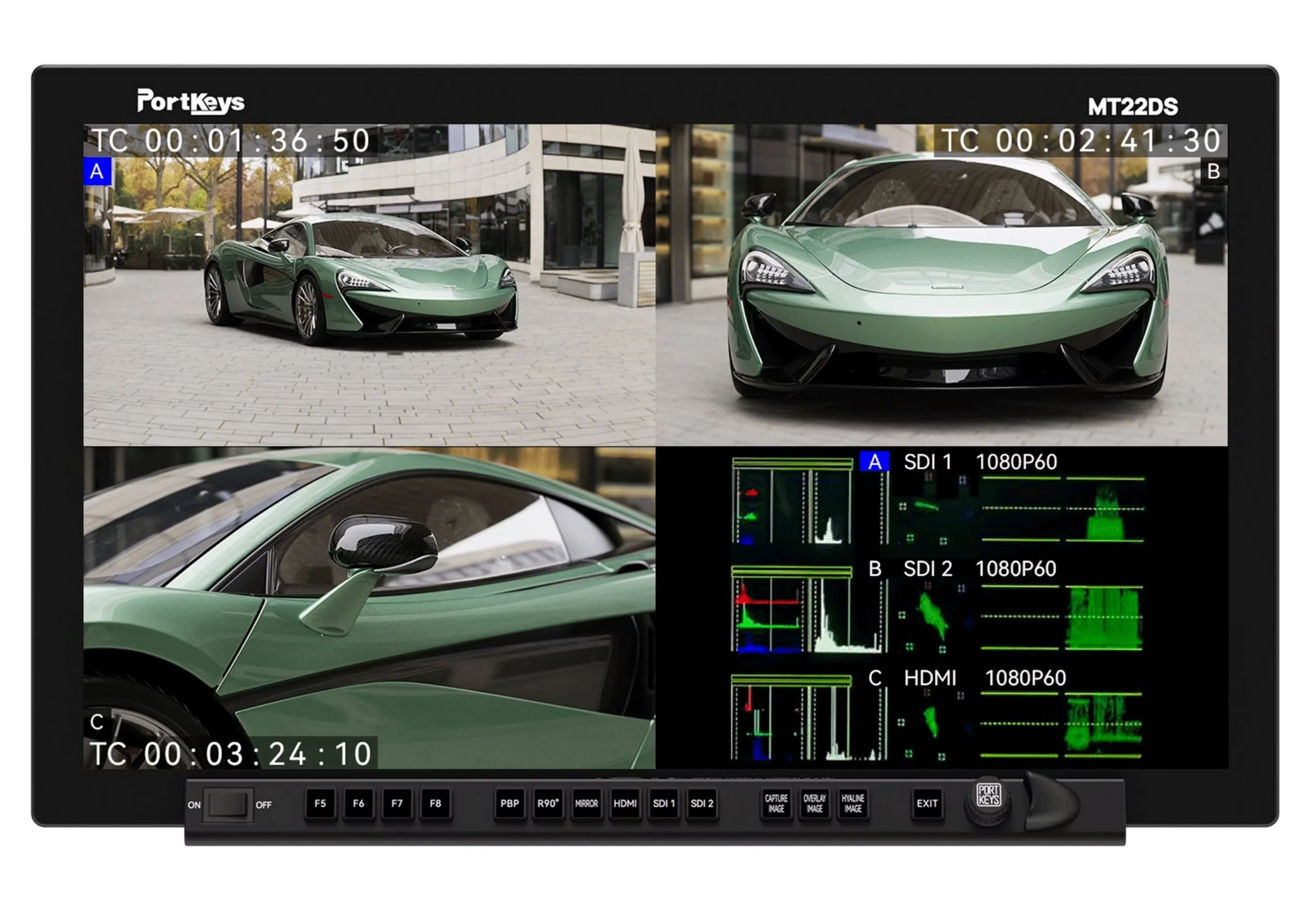 Portkeys MT22DS-P3 Regie Monitor