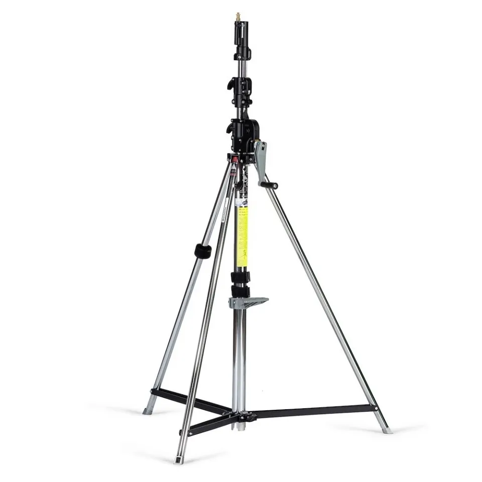 Manfrotto 087NW Stativ Wind-Up Silber 