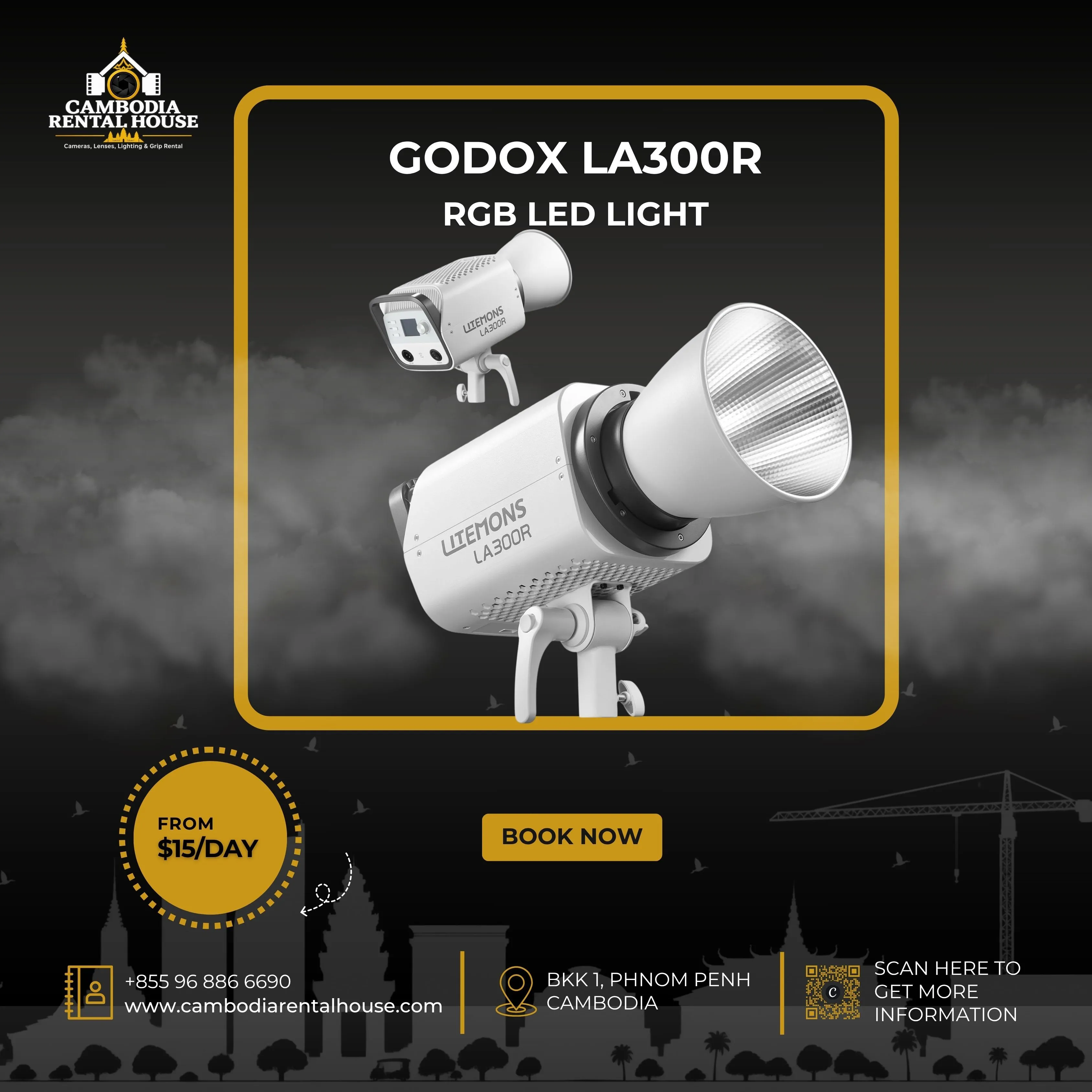 Godox Litemons LA300R 330W RGB LED Light