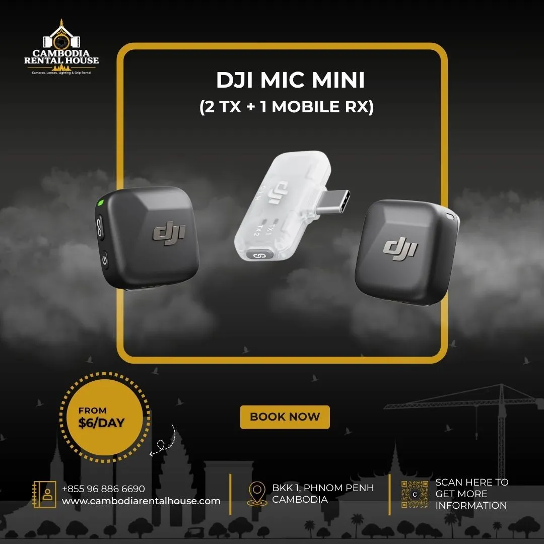 DJI MIC MINI — 2-PERSON MOBILE WIRELESS MIC KIT
