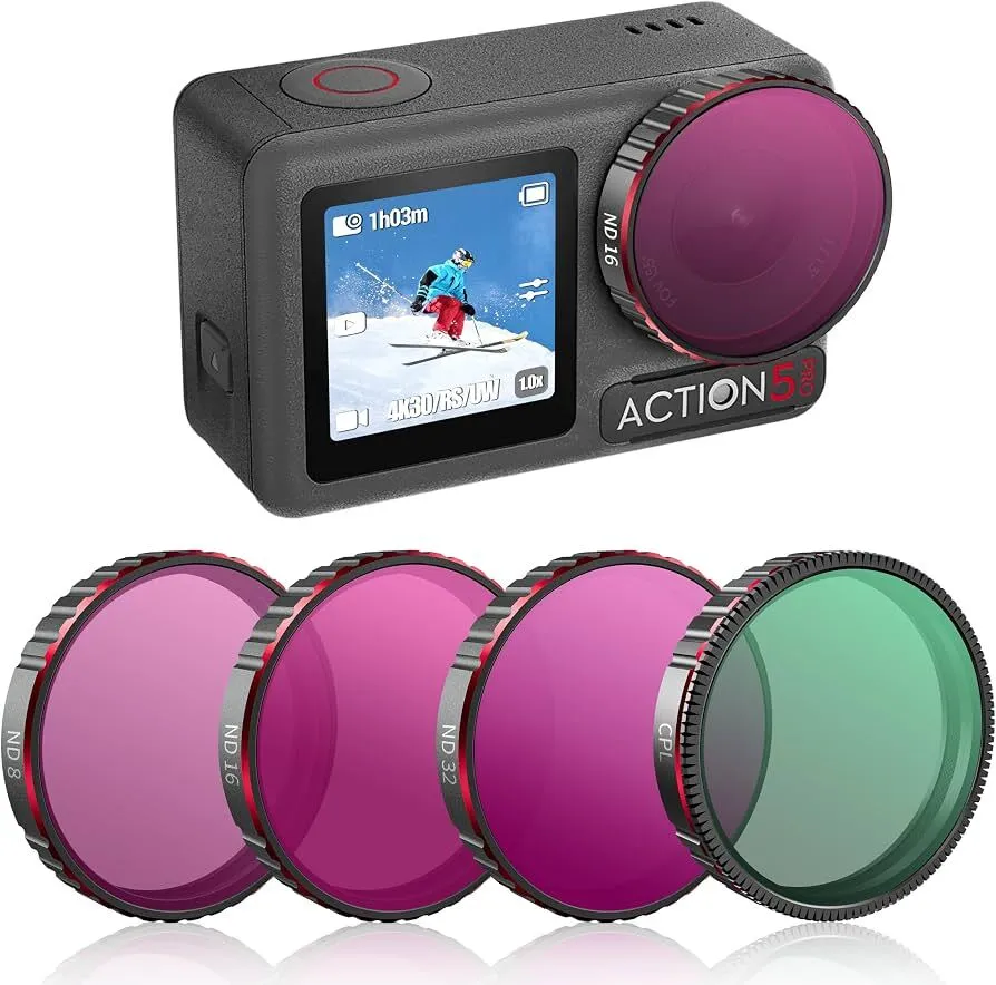 DJI Osmo Action ND Filter Set – ND8/16/32