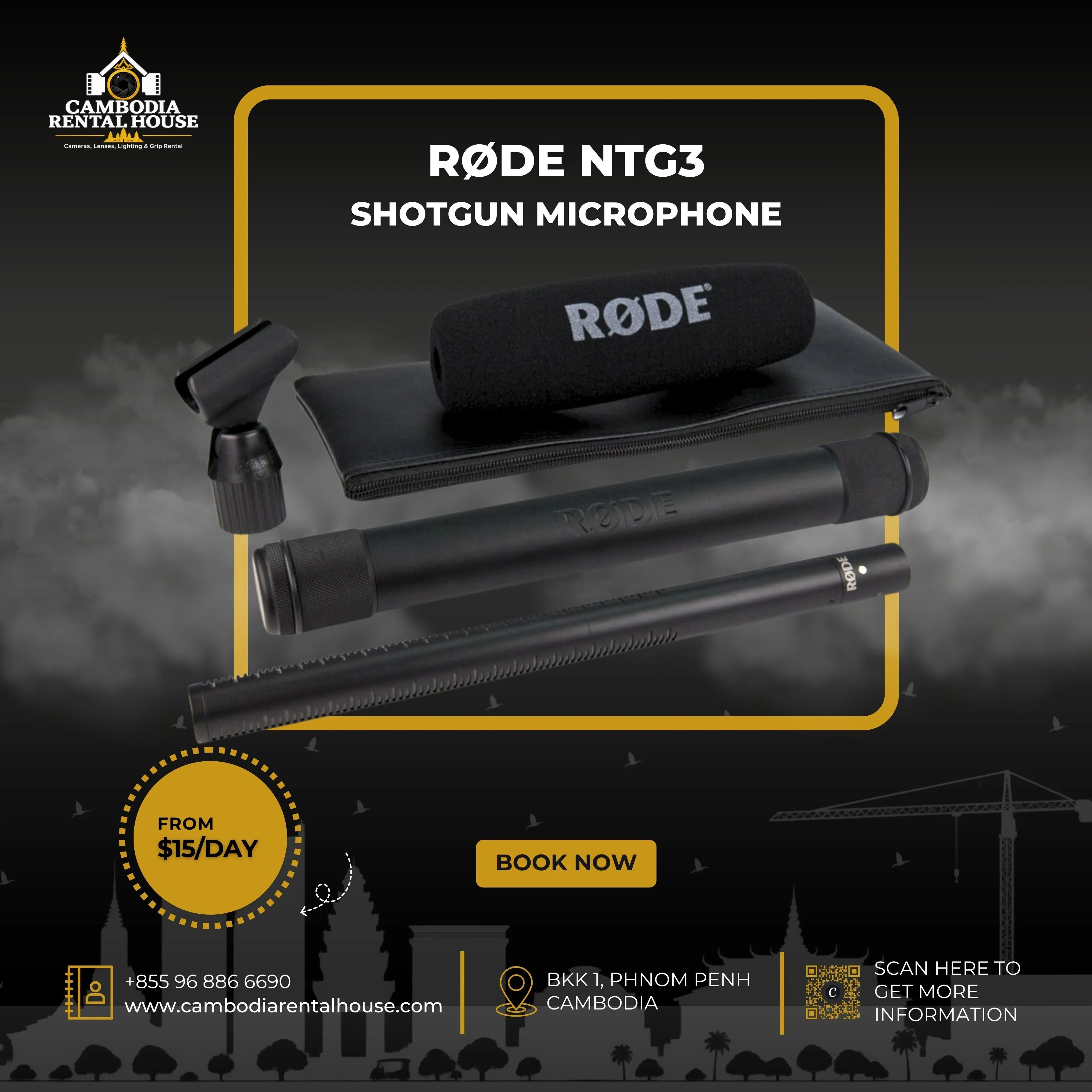 RØDE NTG3 Shotgun Microphone