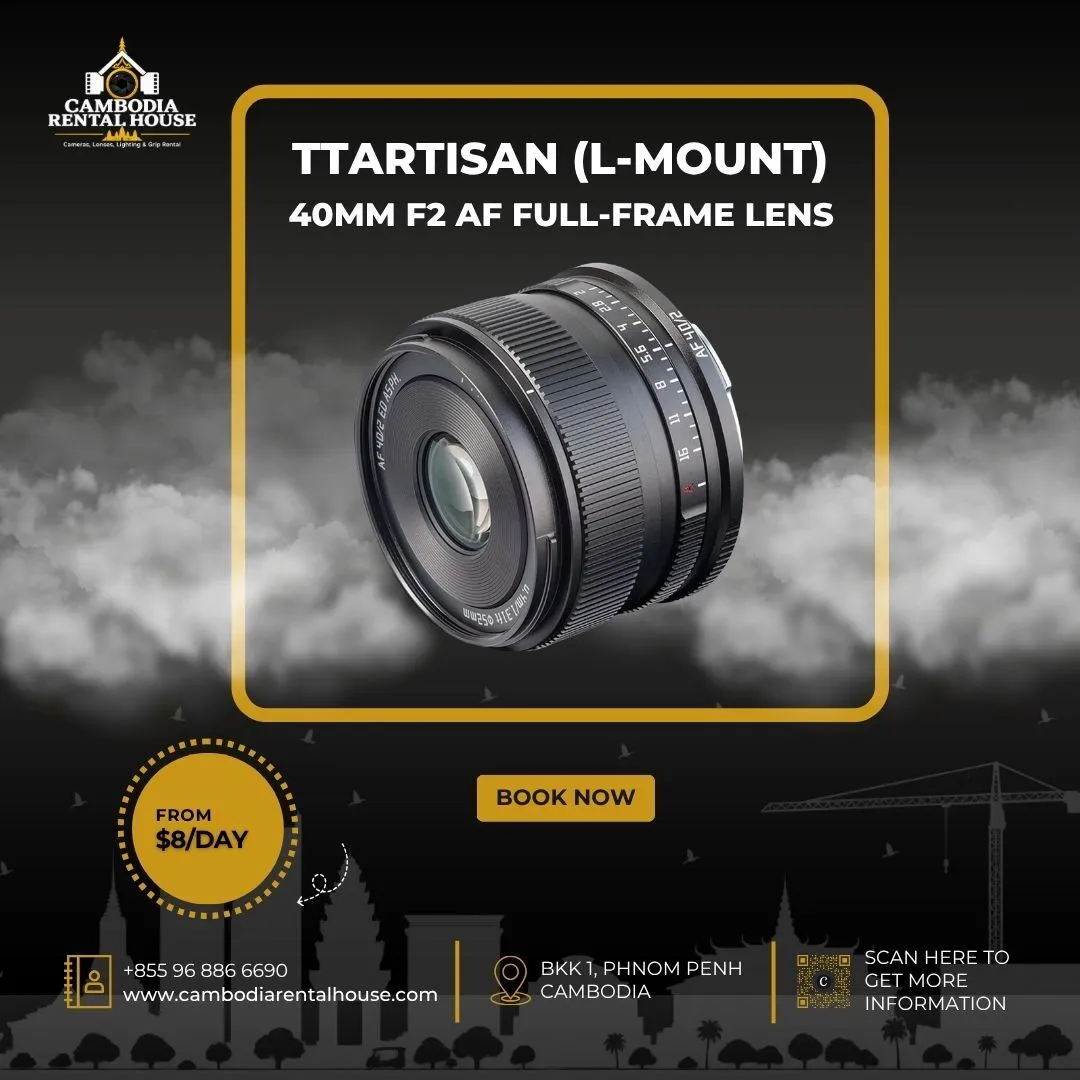 TTArtisan 40mm F2 AF Full-Frame Lens — L-Mount