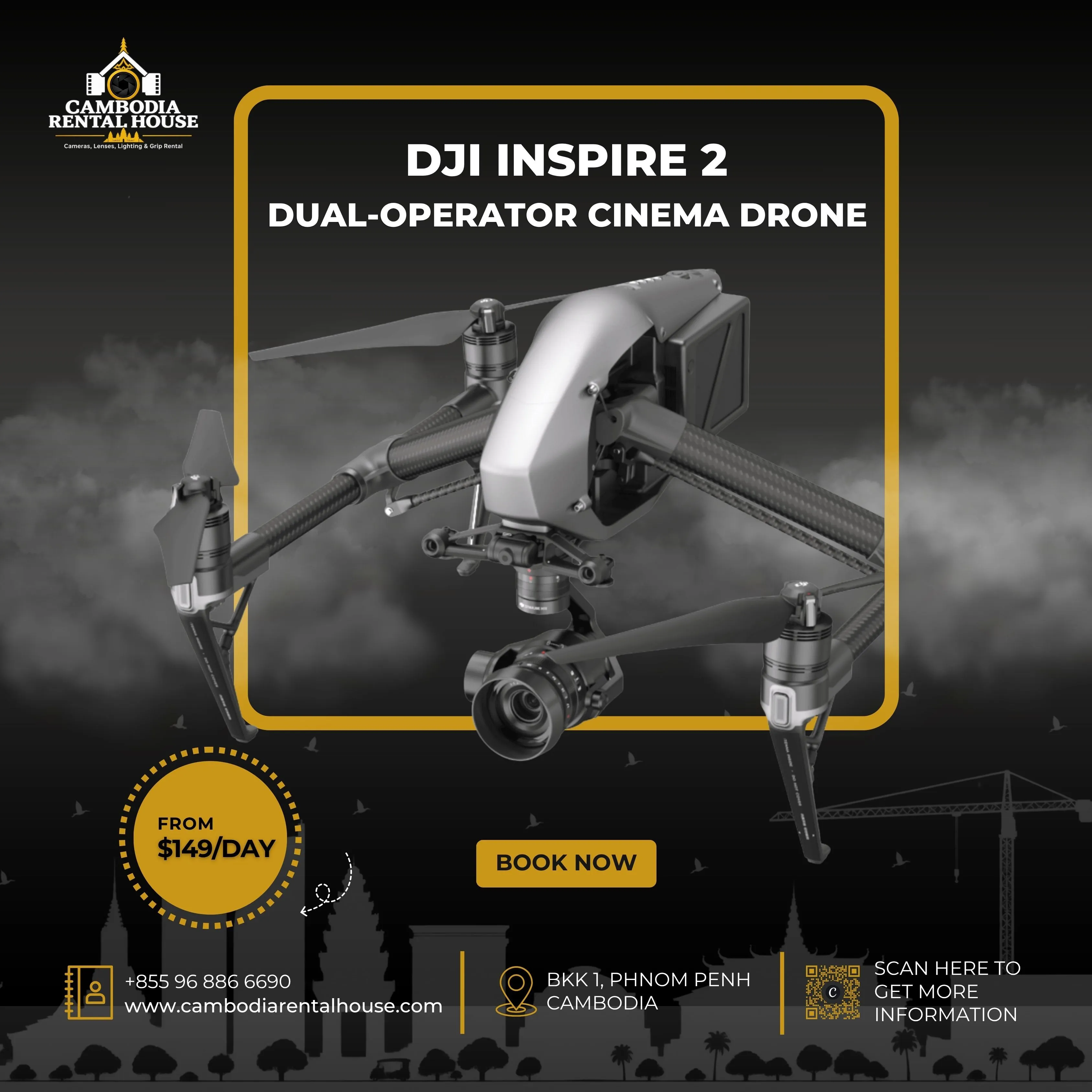 DJI Inspire 2 + X5S Aerial Cinema Kit