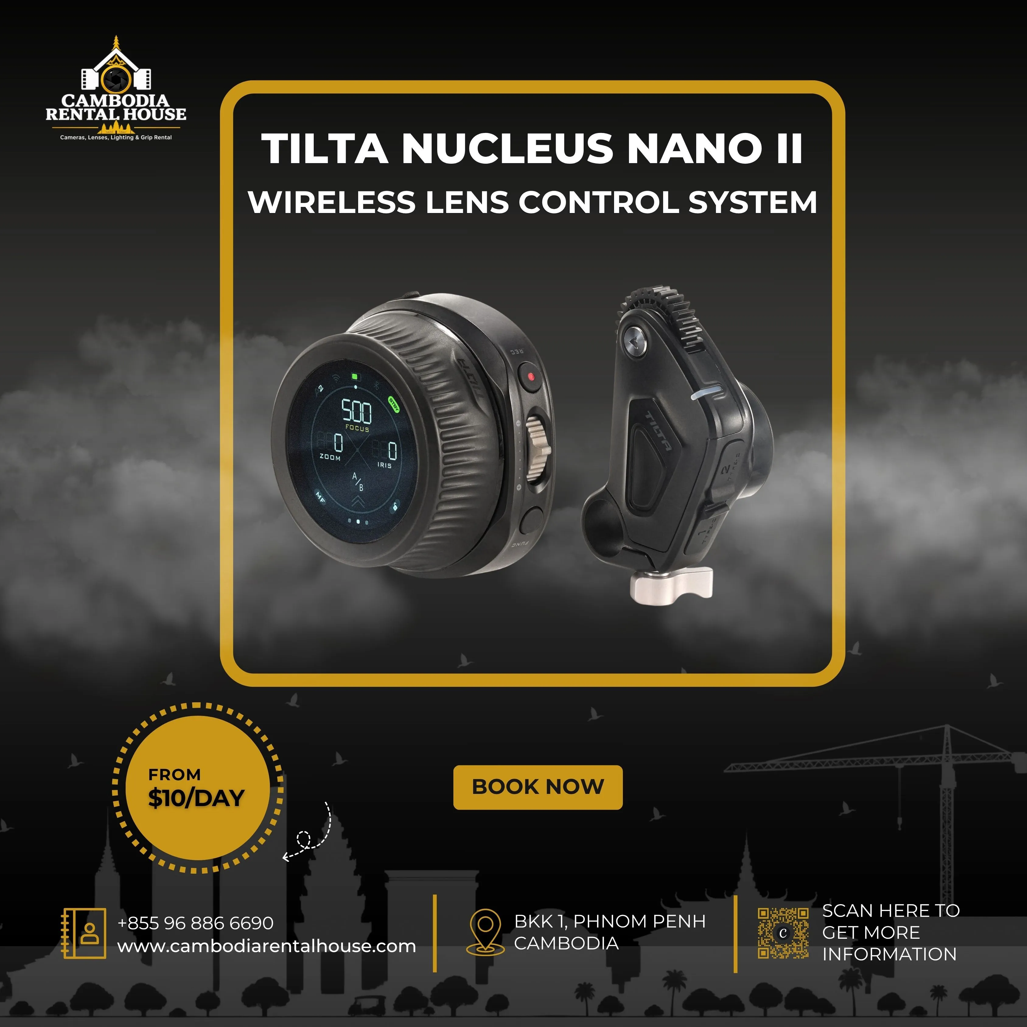 Tilta Nucleus Nano II FIZ Wireless Lens Control System