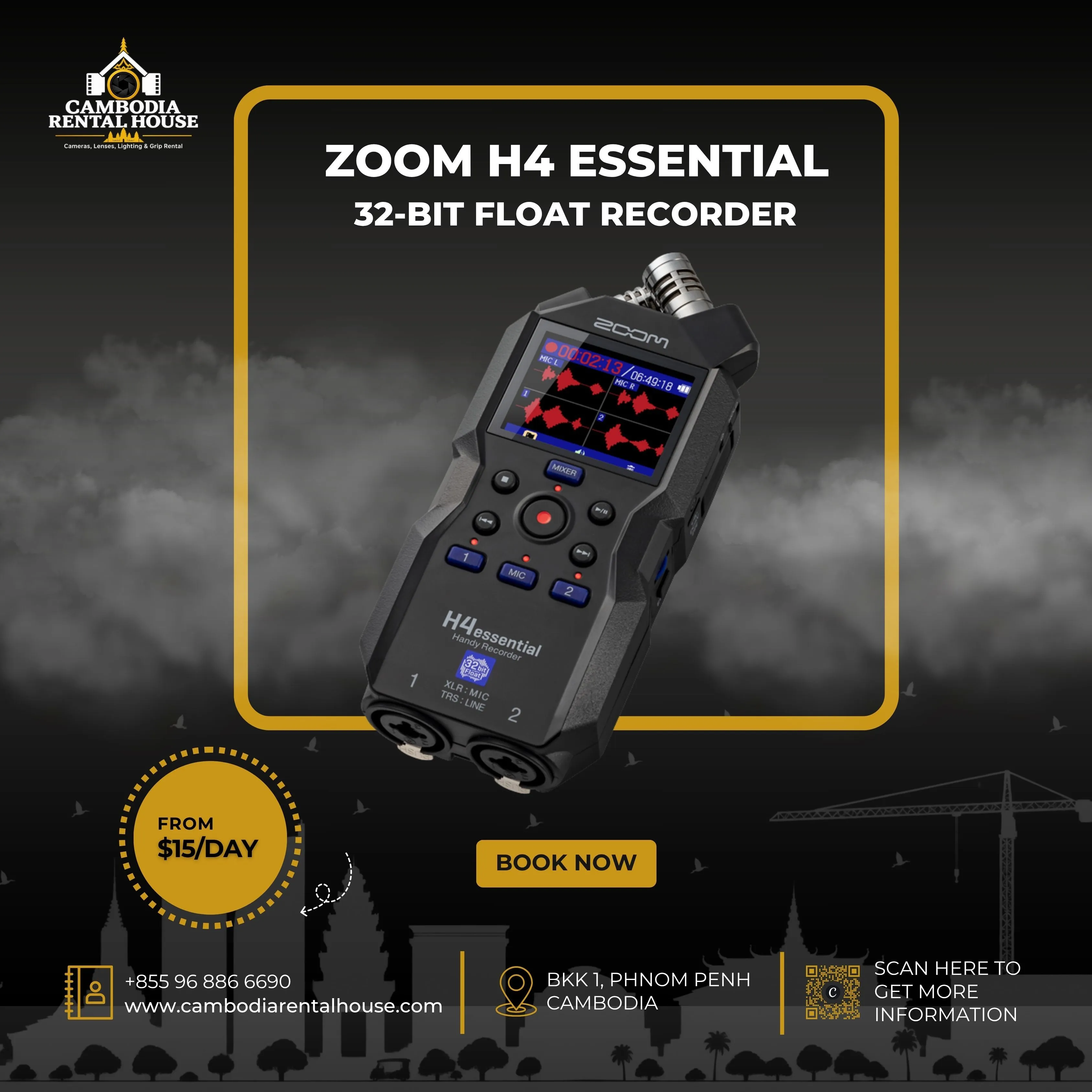 Zoom H4essential 32-Bit Float Recorder