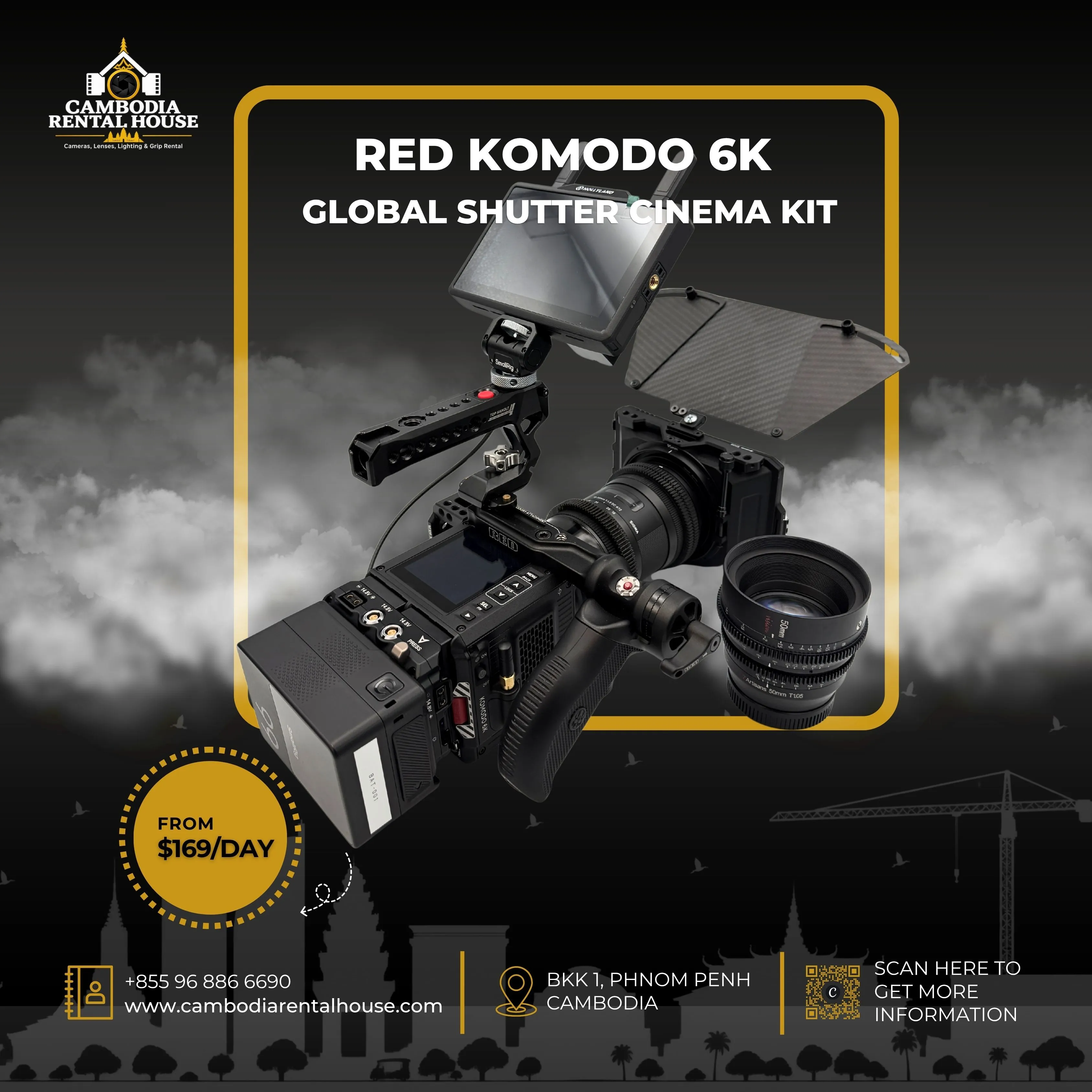 RED KOMODO 6K - CINEMA PRODUCTION KIT
