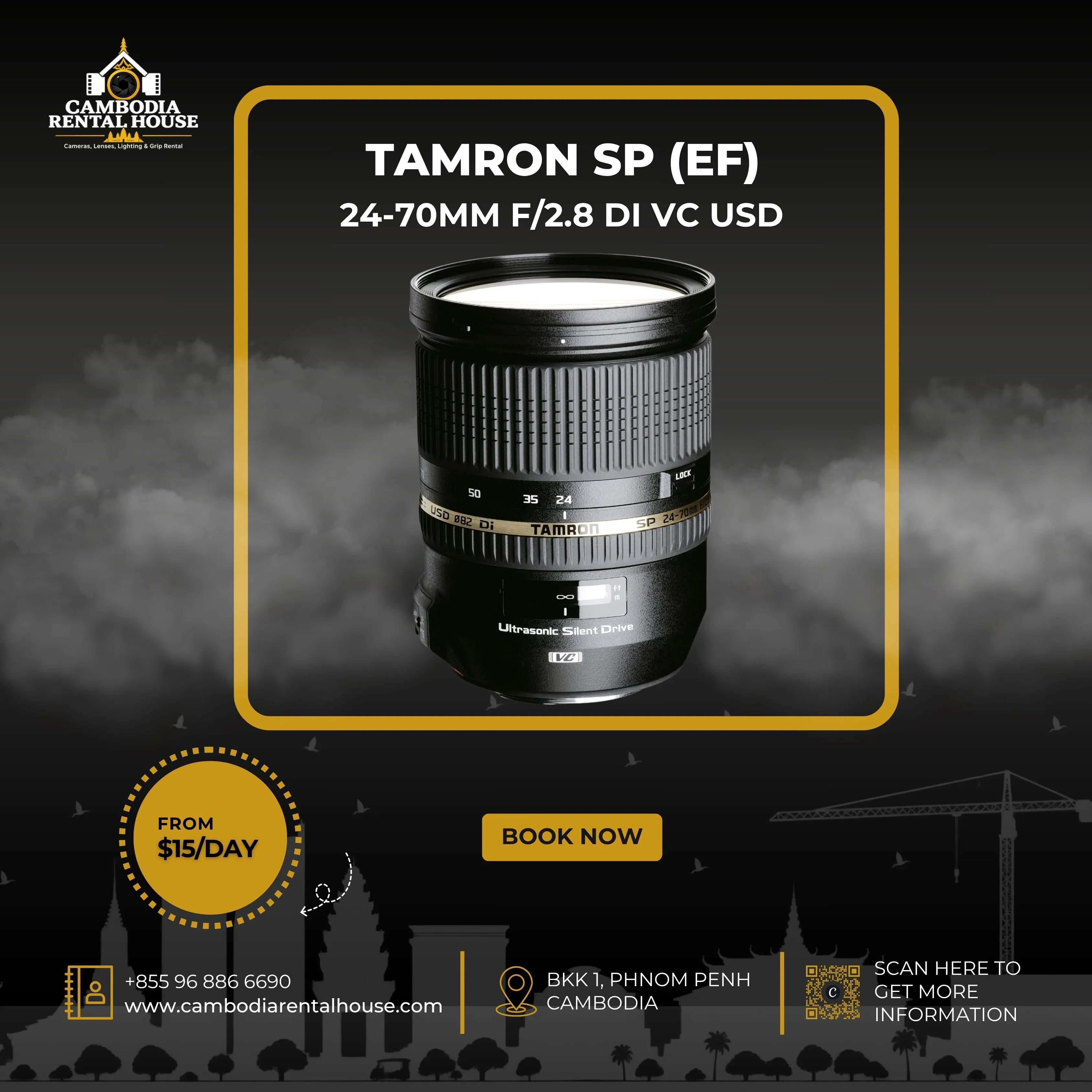 Tamron SP 24–70mm F/2.8 Di VC USD