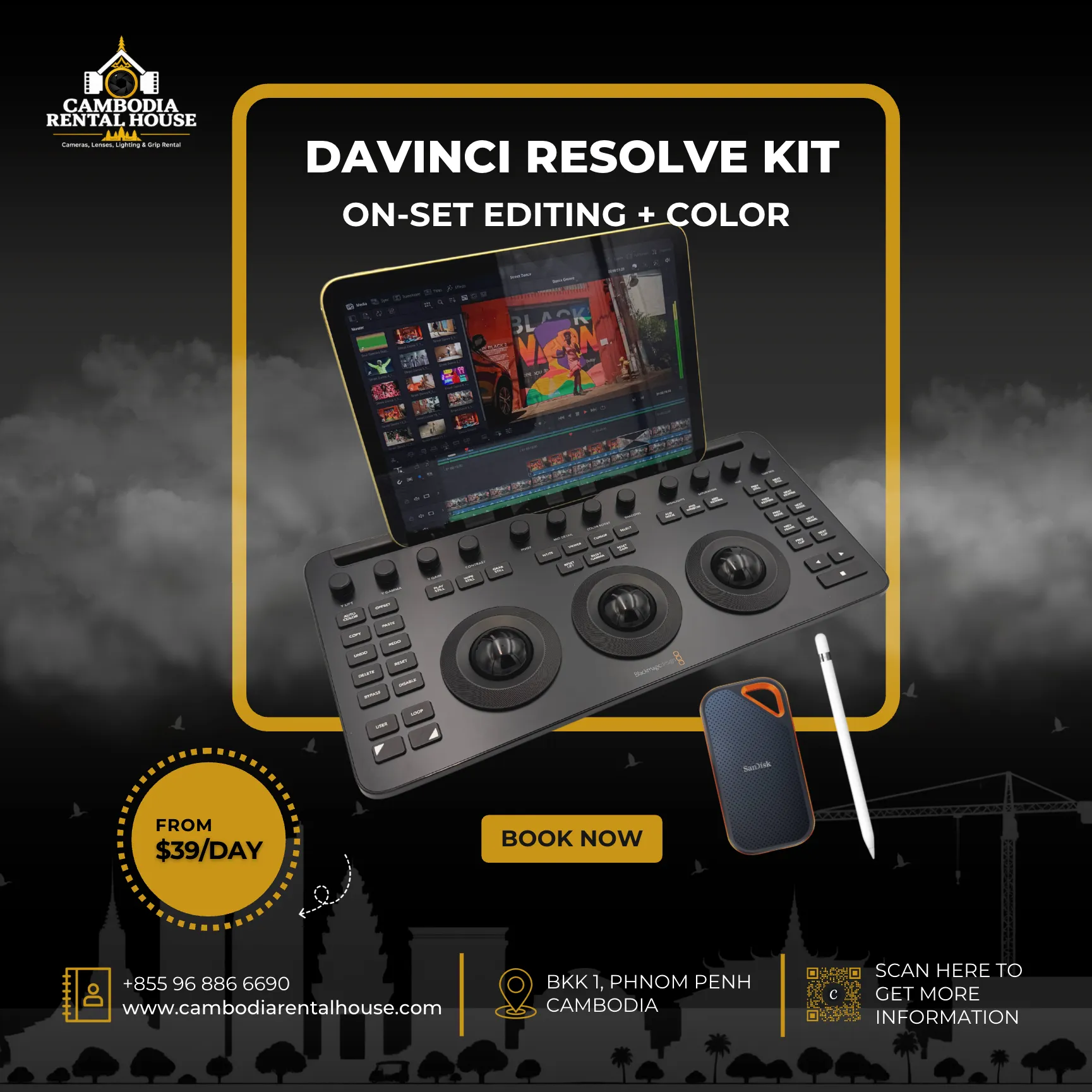 Portable DaVinci Resolve Editing & Color Kit
