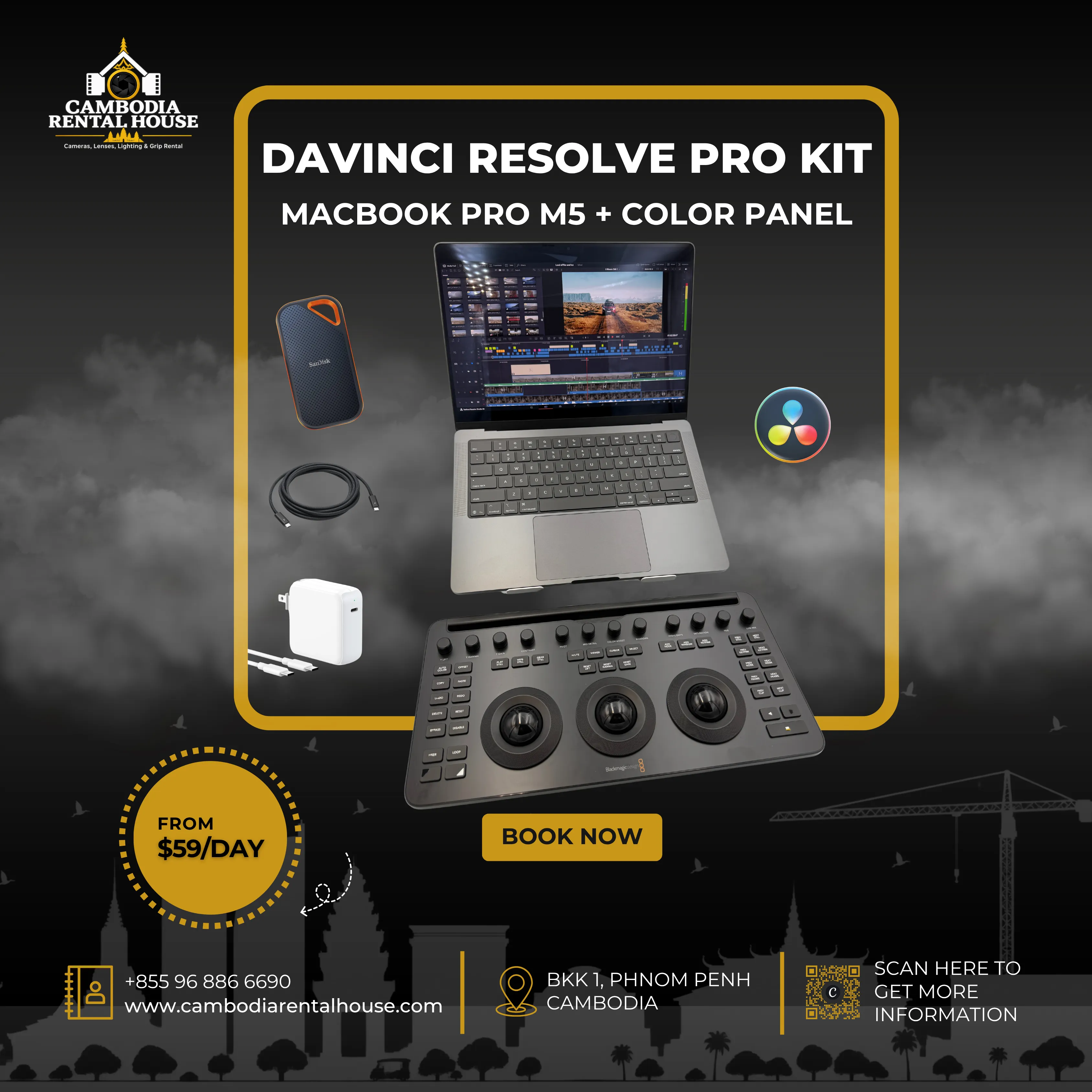 DaVinci Resolve Pro Editing & Color Kit
