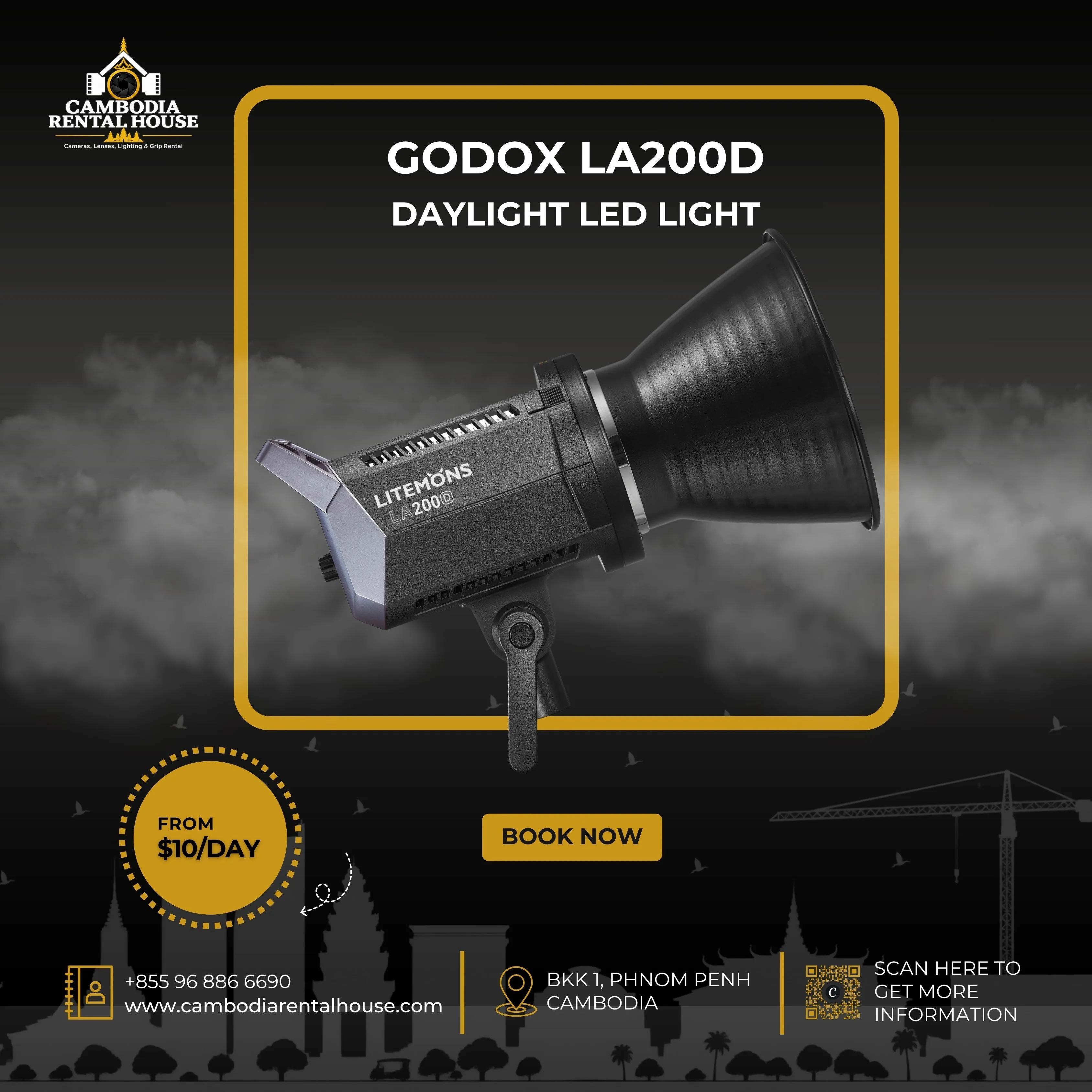 Godox Litemons LA200D Daylight LED Light