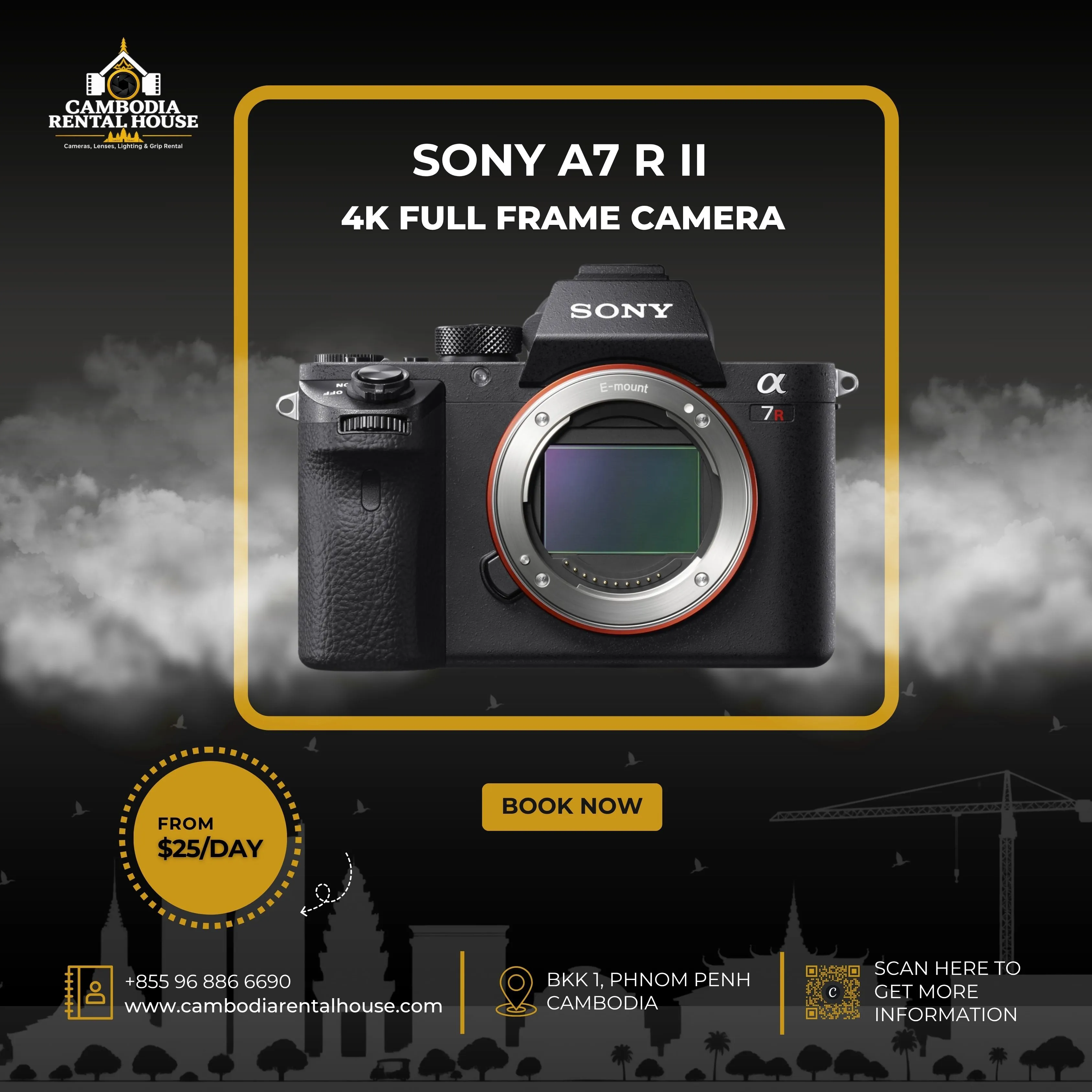 Sony A7R II 4K Full-Frame Camera