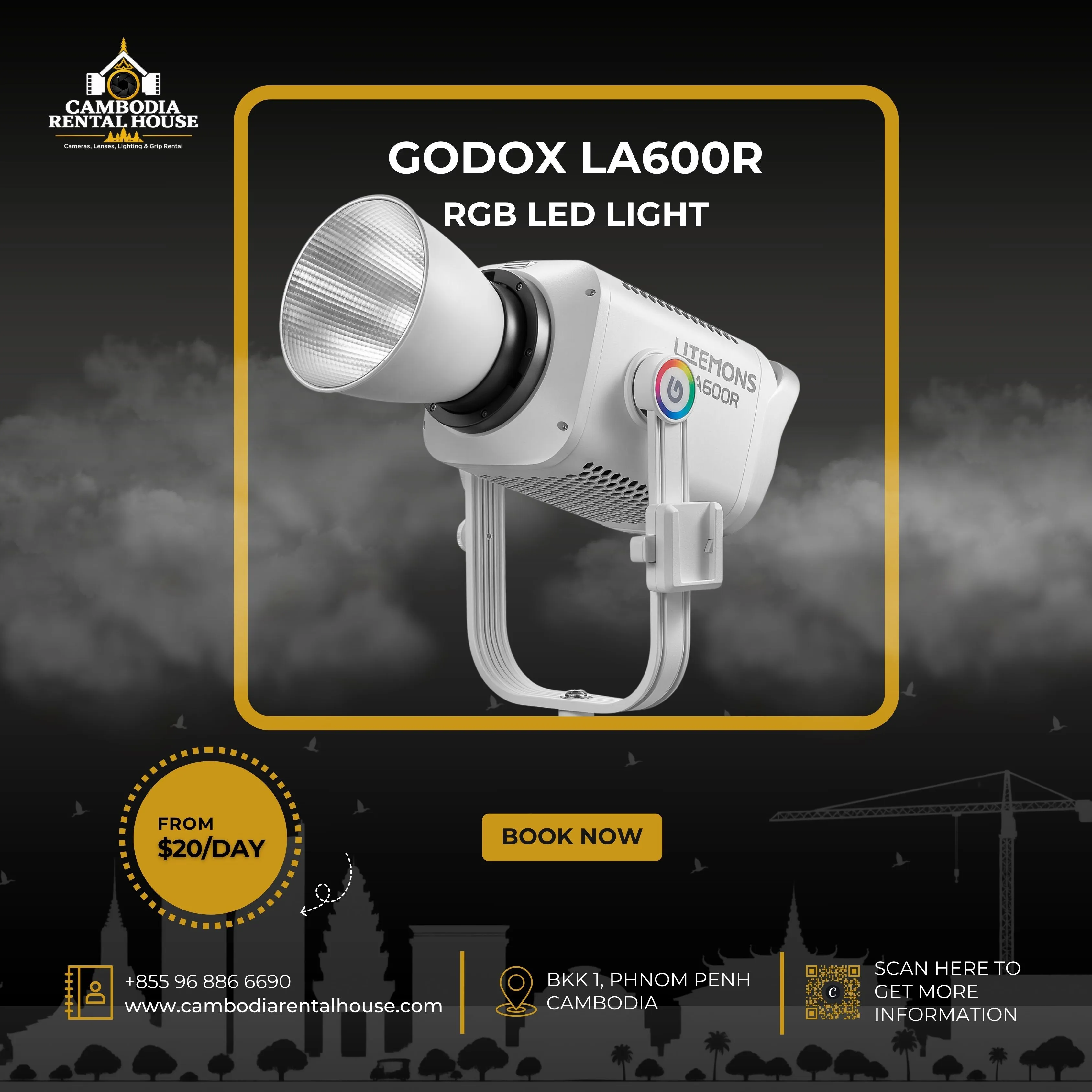 Godox Litemons LA600R 600W RGB LED Light