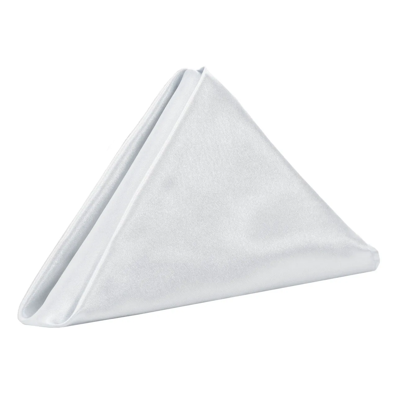 White Satin Napkins
